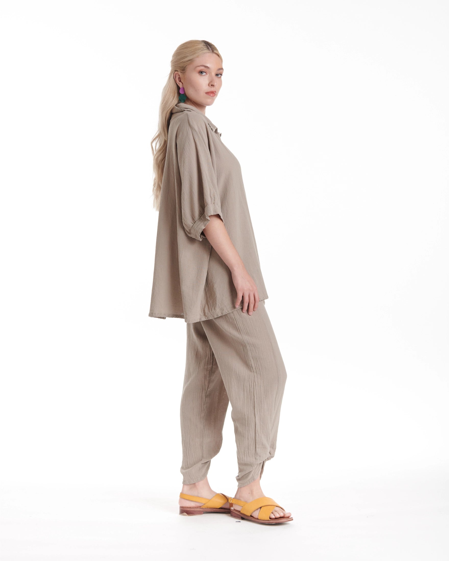 Zoey Cotton Gauze Pants-Oh My Gauze