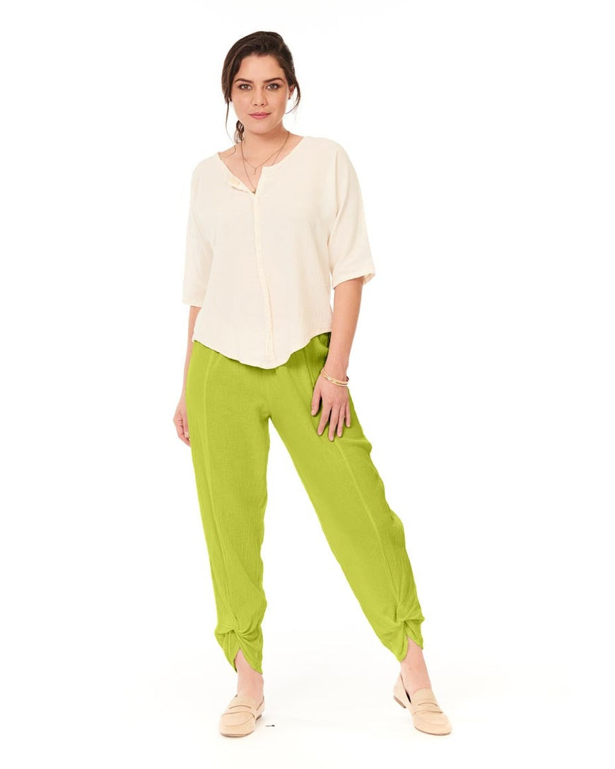 Zoey Cotton Gauze Pants-Oh My Gauze