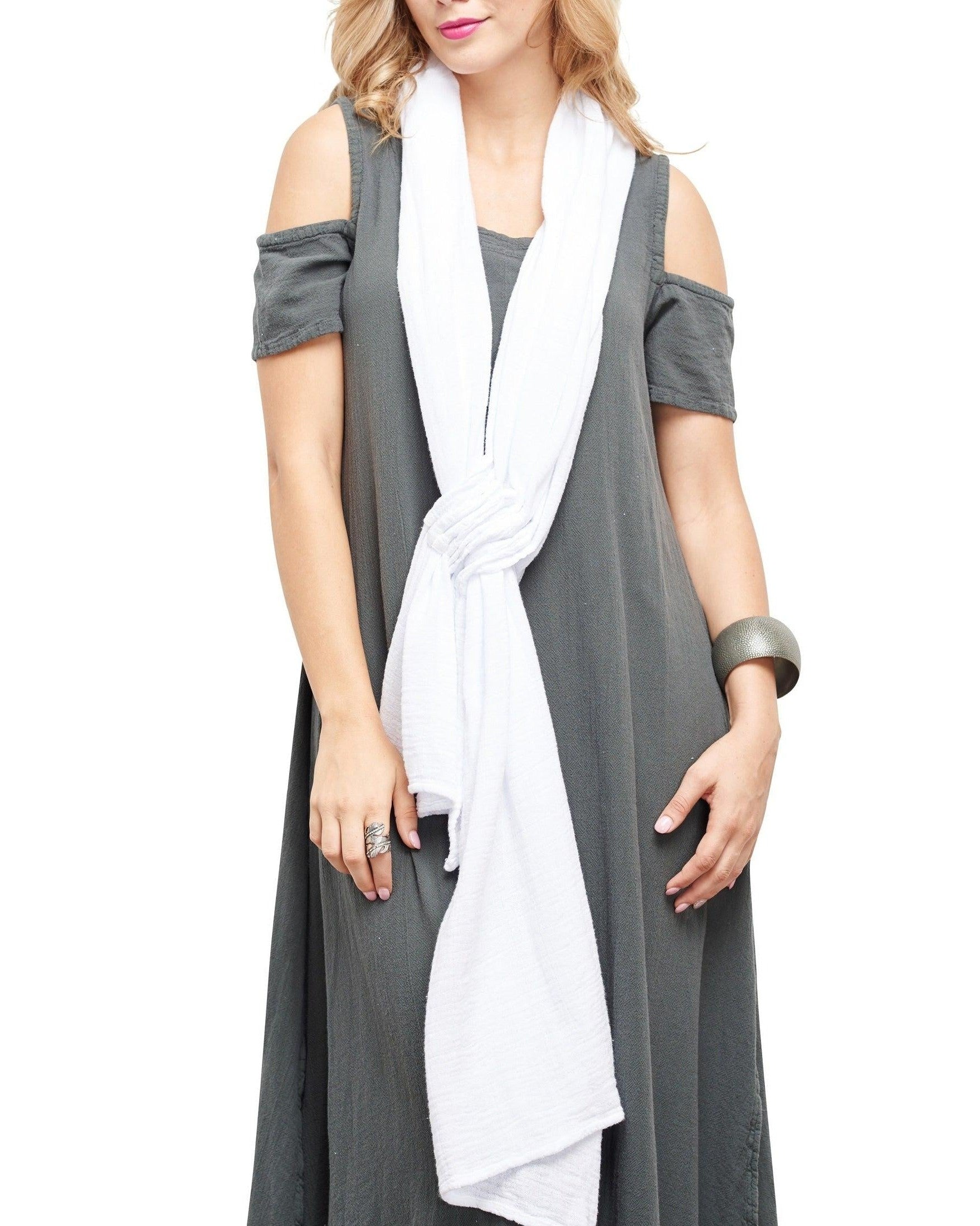 Marie Cotton Gauze Shawl-Oh My Gauze