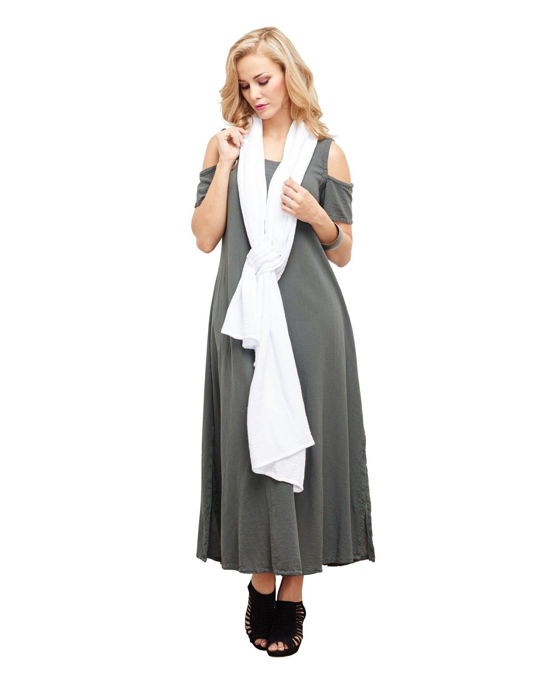 Marie Cotton Gauze Shawl-Oh My Gauze