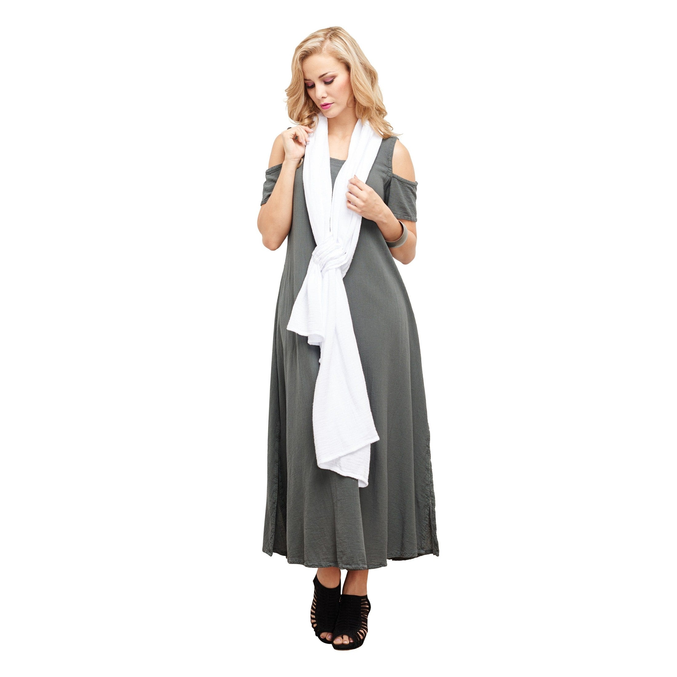 Marie Cotton Gauze Shawl-Oh My Gauze