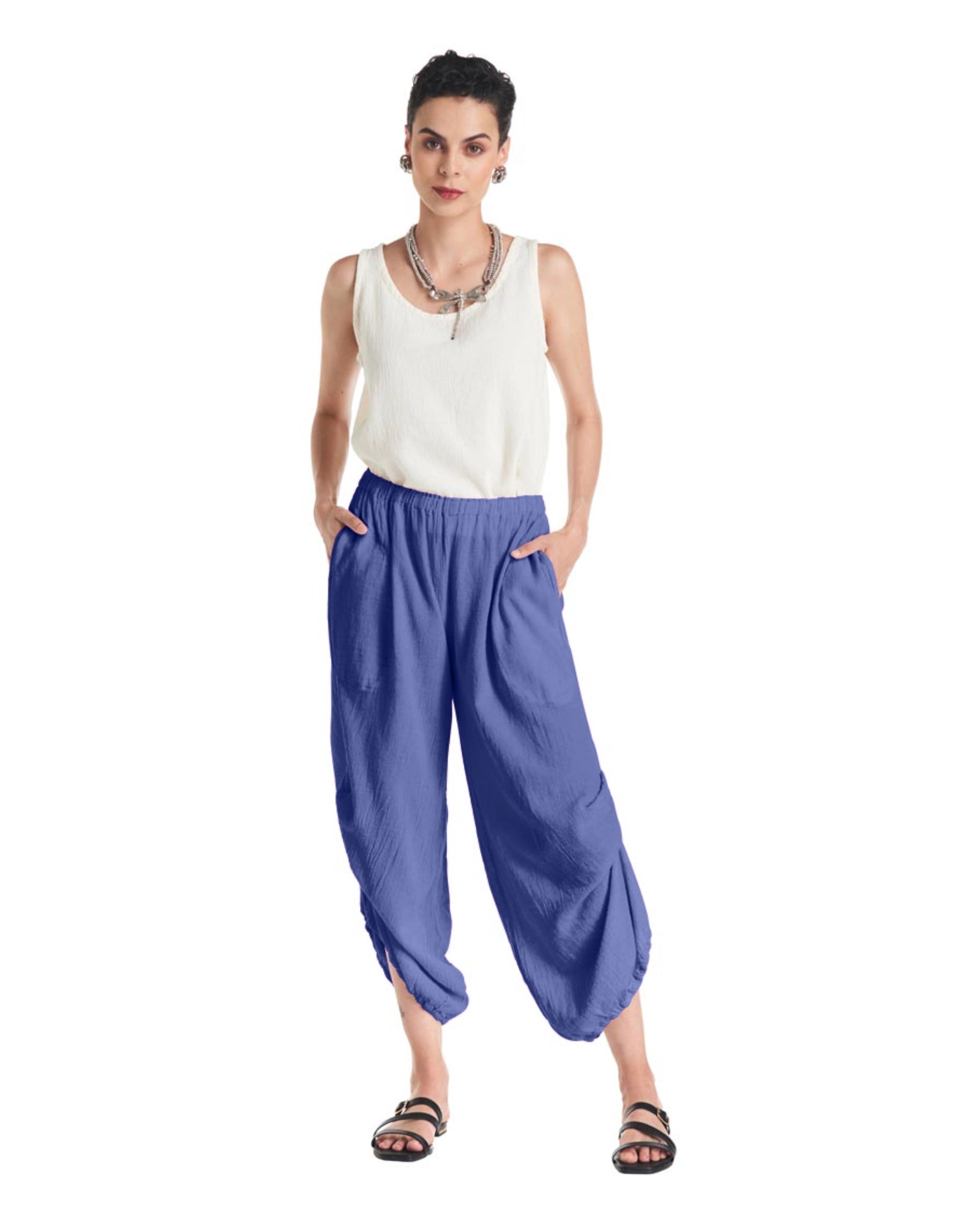 Dash Cotton Gauze Pants-Oh My Gauze
