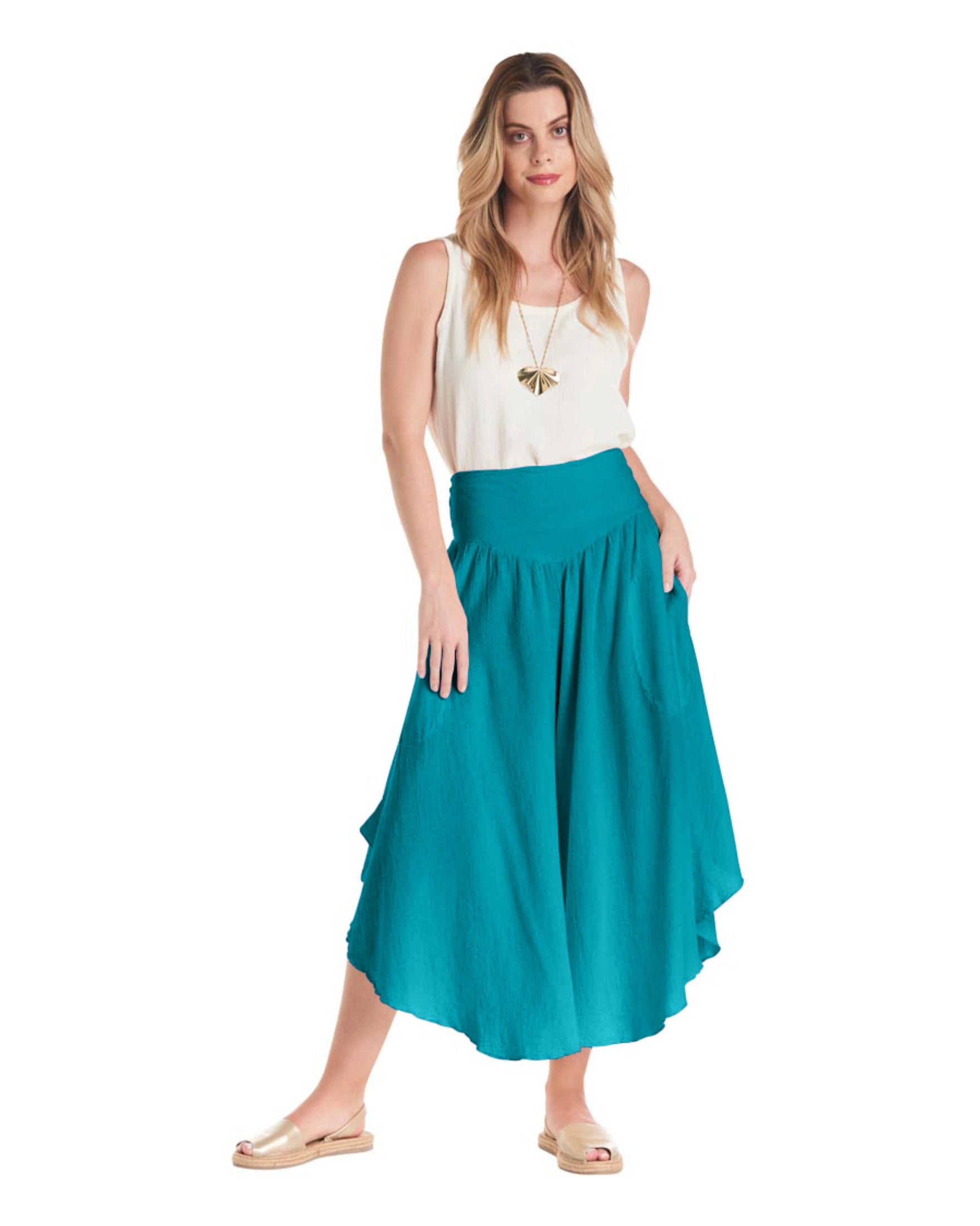 Wednesday Cotton Gauze Pants - Final Sale-Oh My Gauze