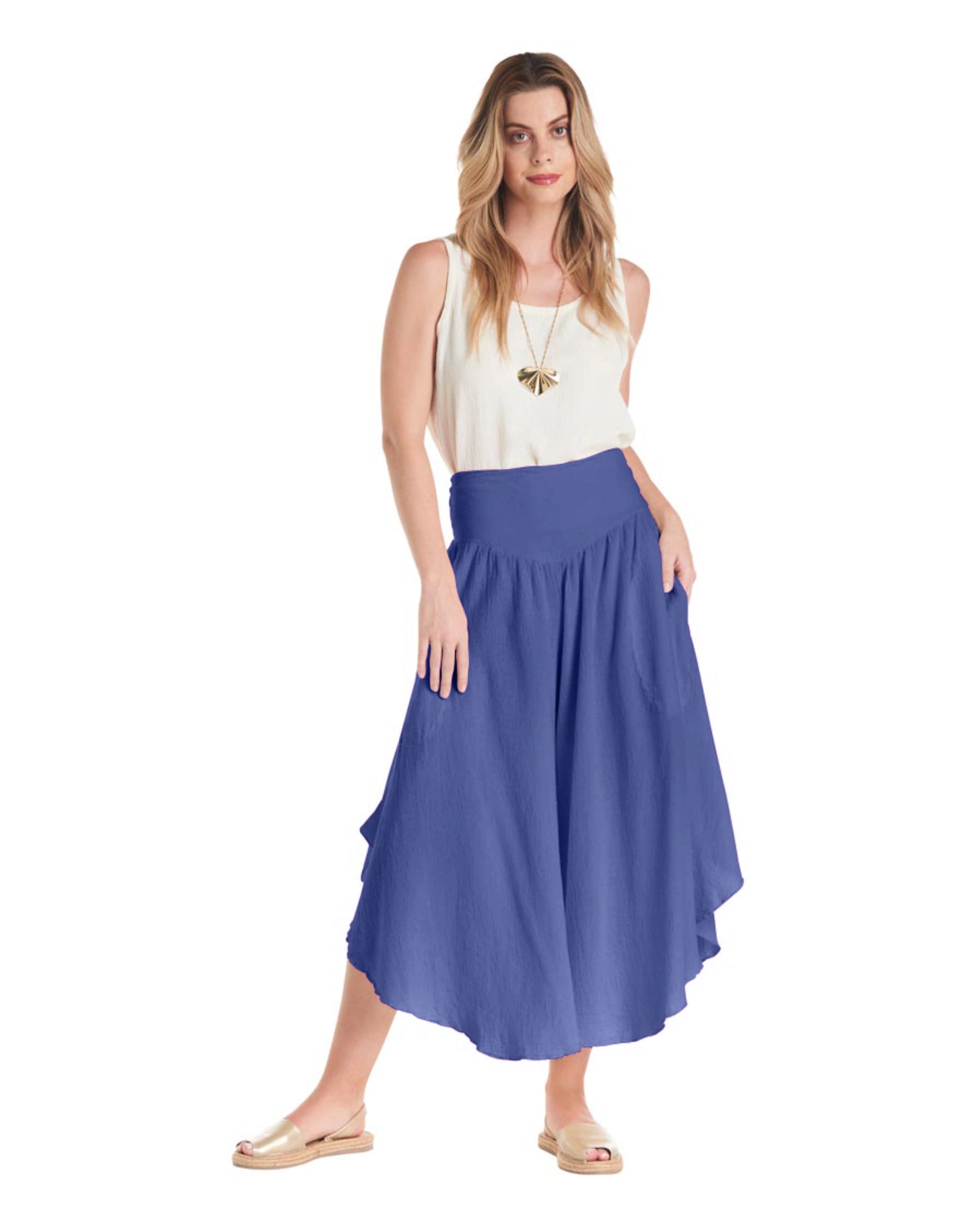 Wednesday Cotton Gauze Pants - Final Sale-Oh My Gauze