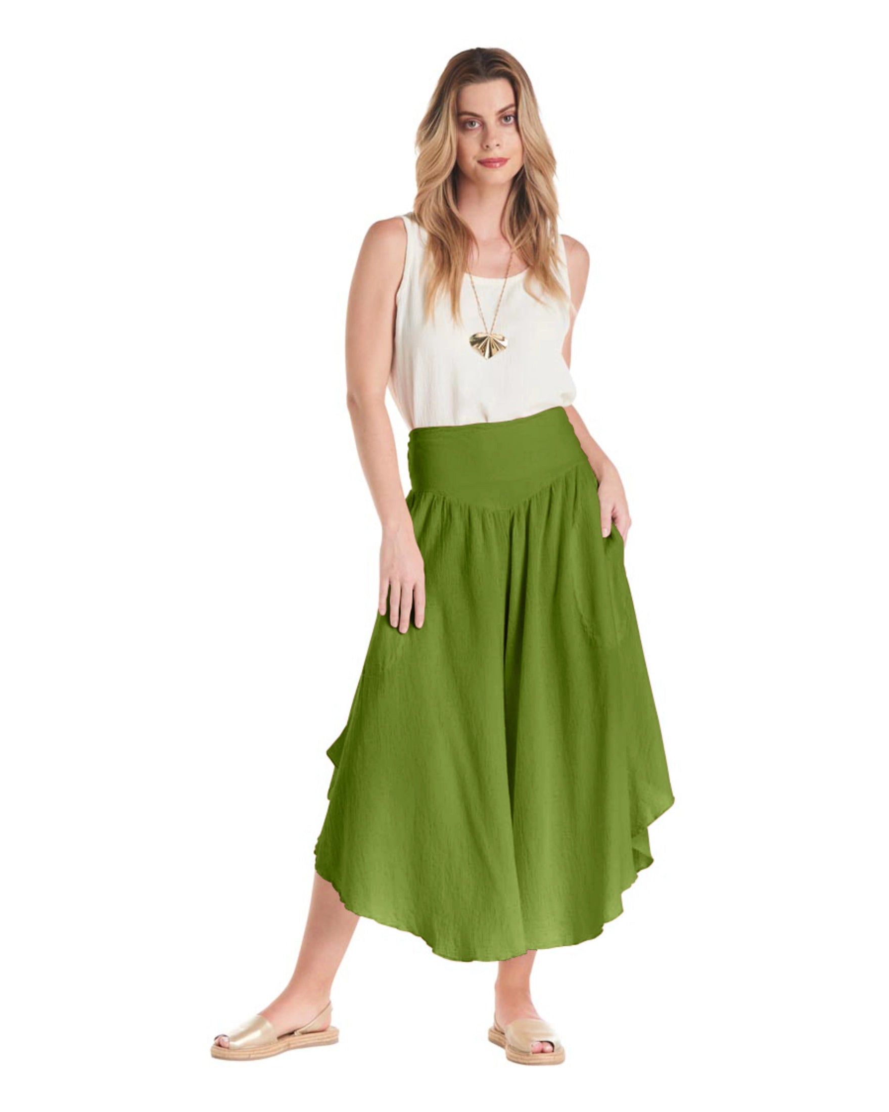 Wednesday Cotton Gauze Pants - Final Sale-Oh My Gauze