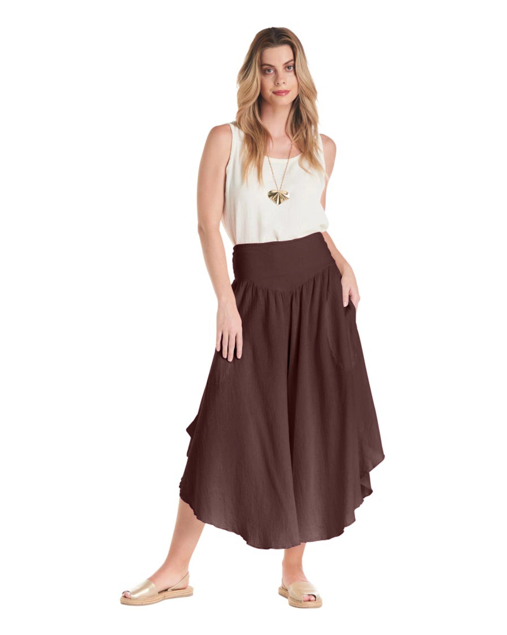 Wednesday Cotton Gauze Pants - Final Sale-Oh My Gauze