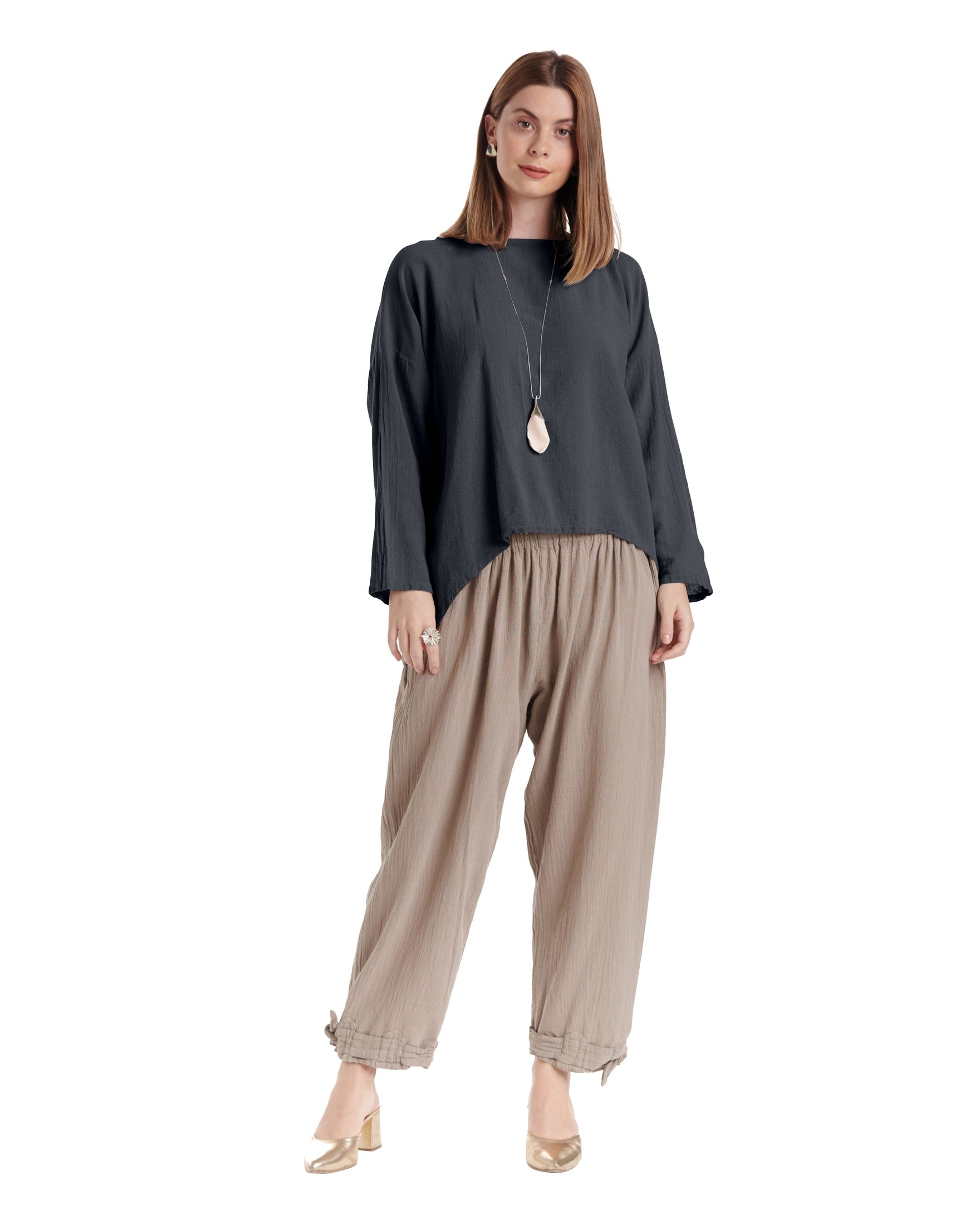 Abby Cotton Gauze Blouse-Oh My Gauze