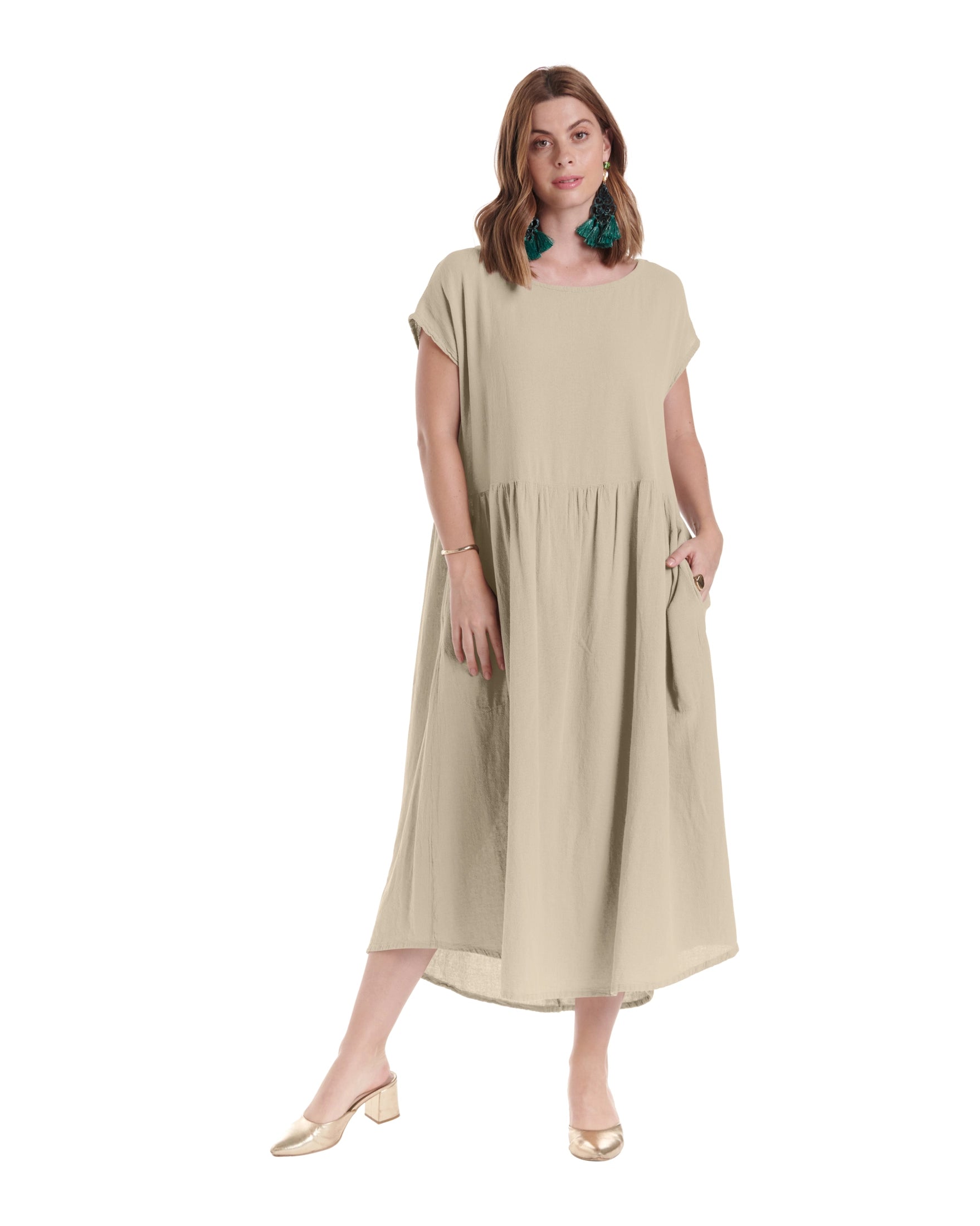 Alba Cotton Gauze Dress – New Arrival-Oh My Gauze
