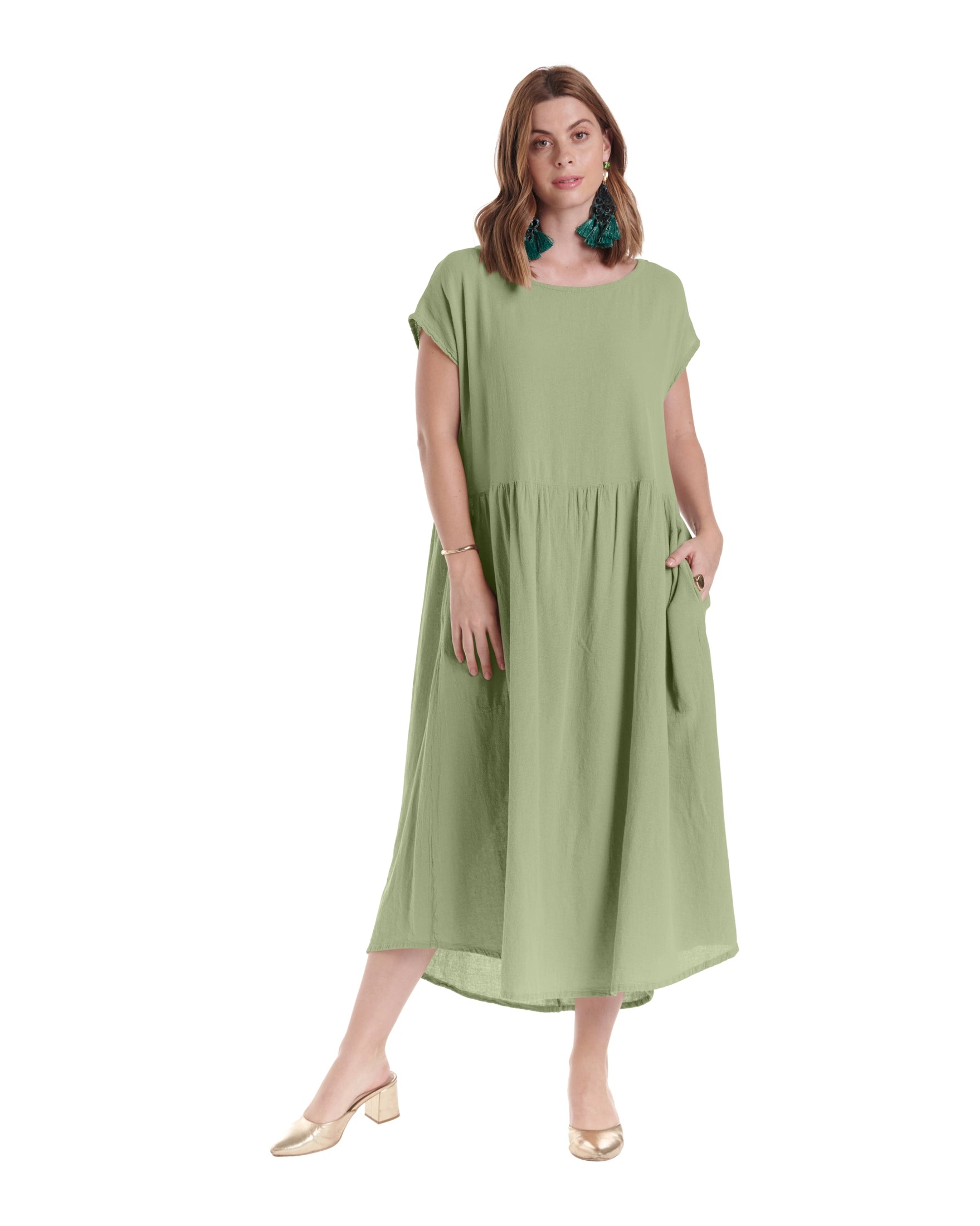 Alba Cotton Gauze Dress – New Arrival-Oh My Gauze