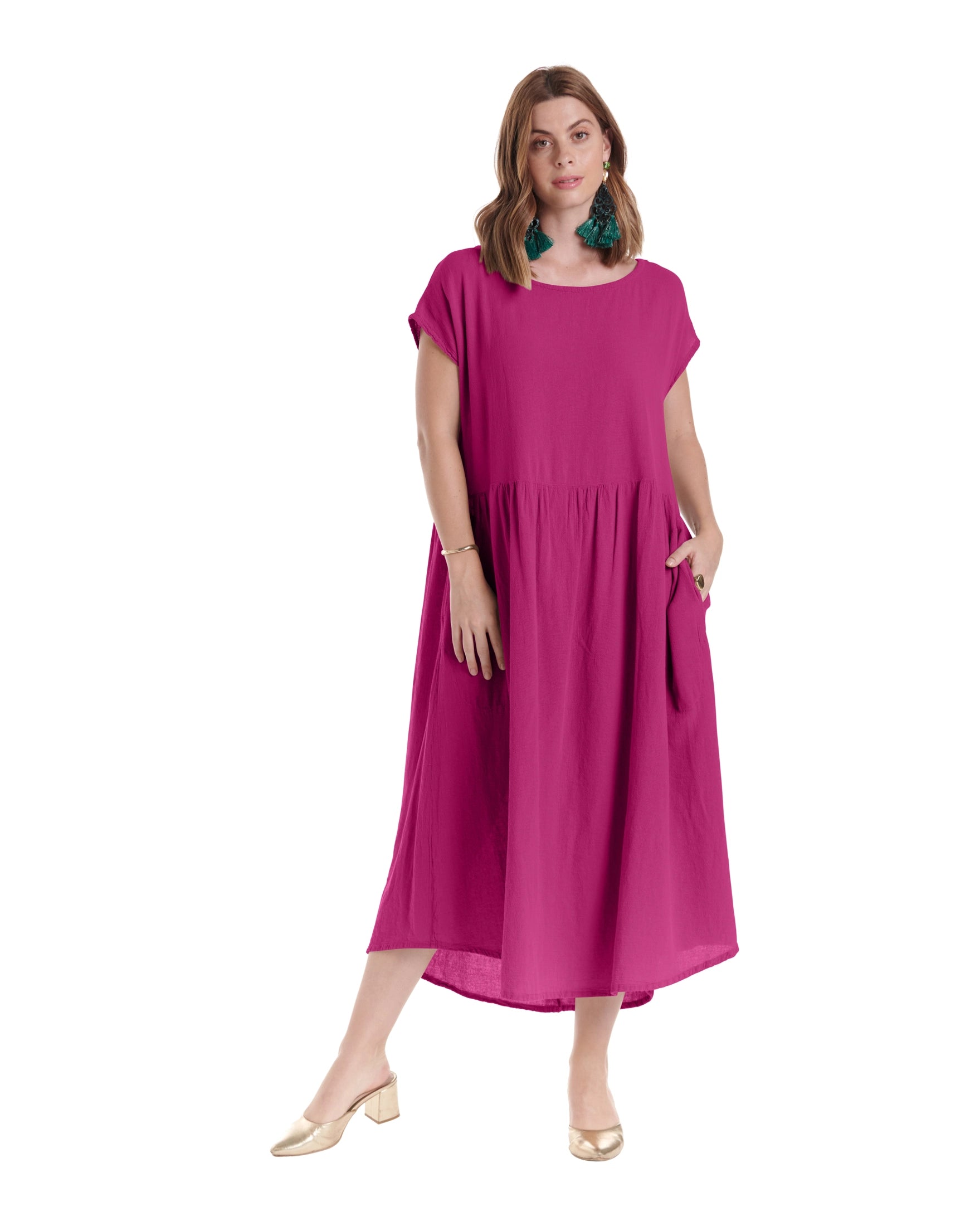 Alba Cotton Gauze Dress – New Arrival-Oh My Gauze