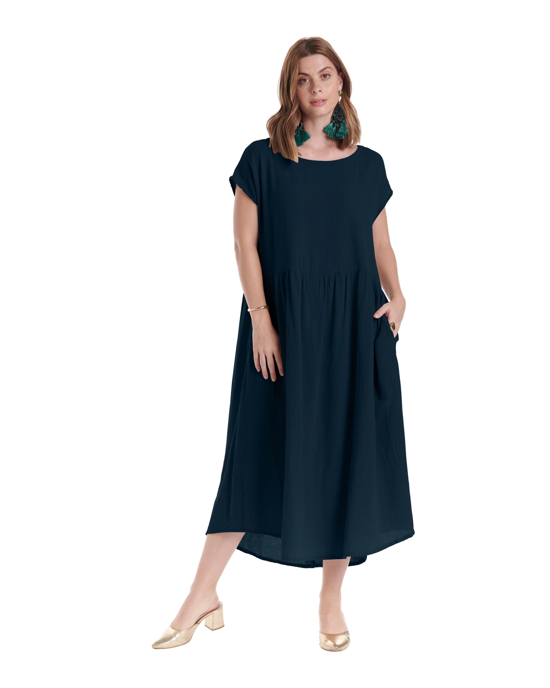 Alba Cotton Gauze Dress – New Arrival-Oh My Gauze