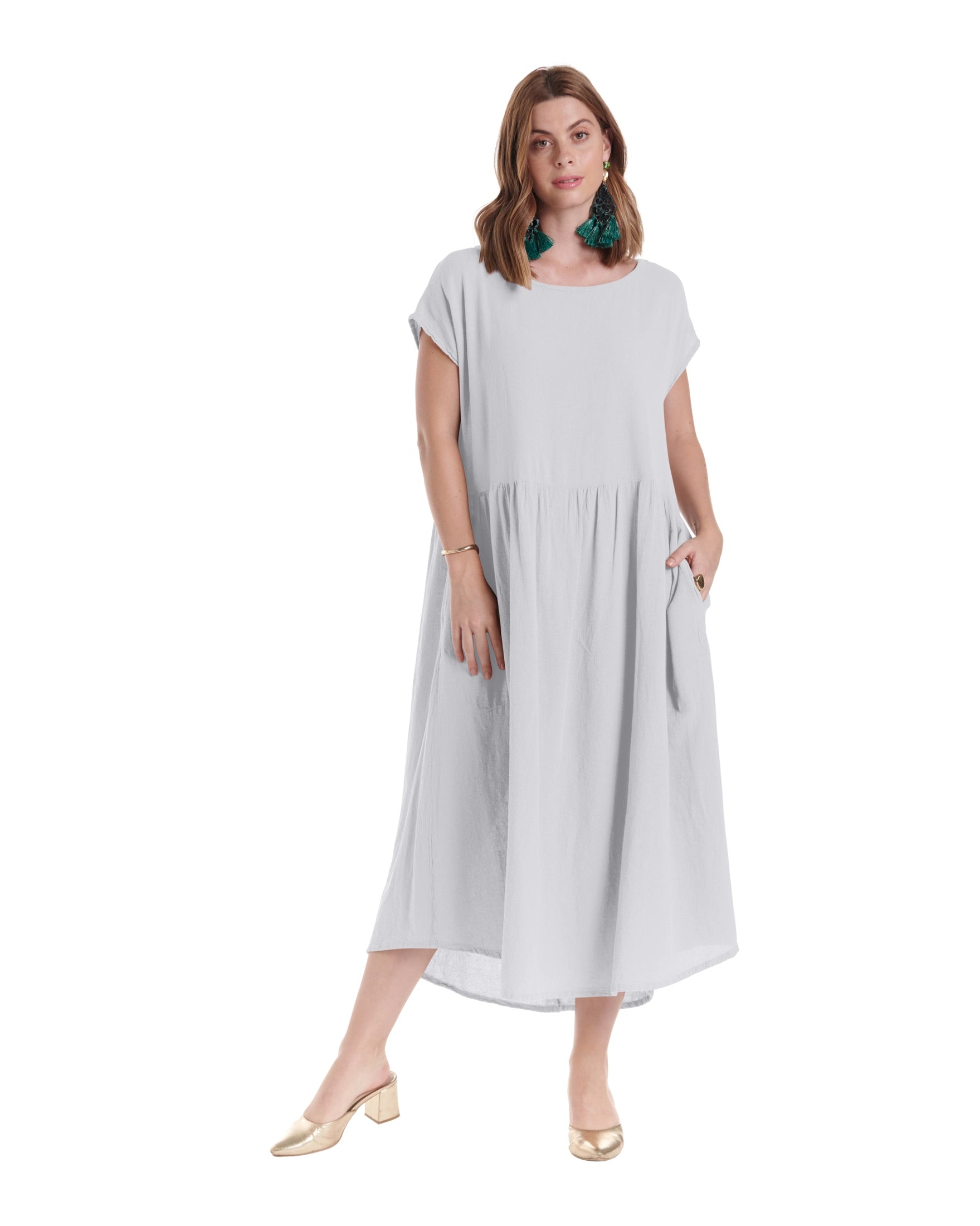 Alba Cotton Gauze Dress – New Arrival-Oh My Gauze