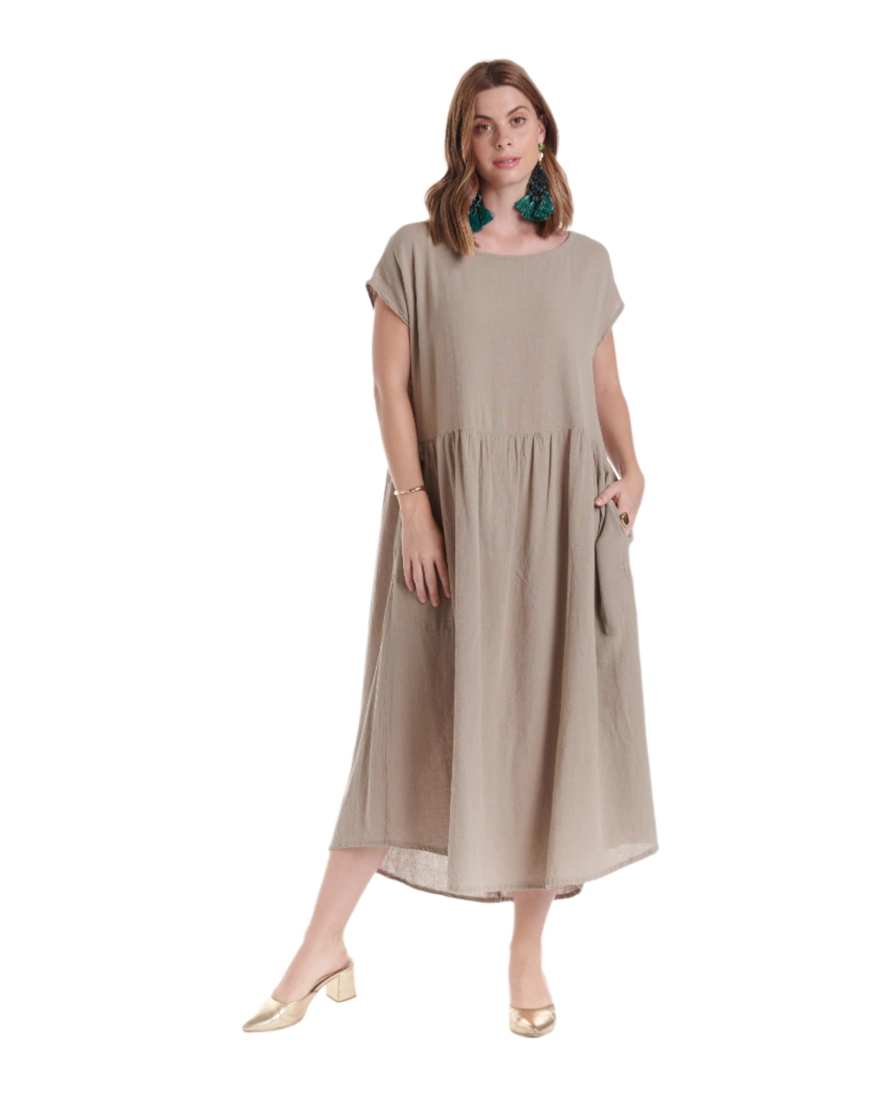 Alba Cotton Gauze Dress – New Arrival-Oh My Gauze