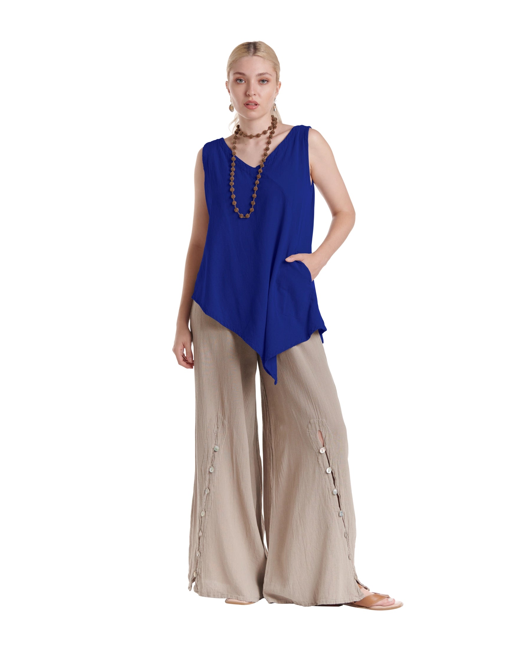 Allie Cotton Gauze Blouse-Oh My Gauze