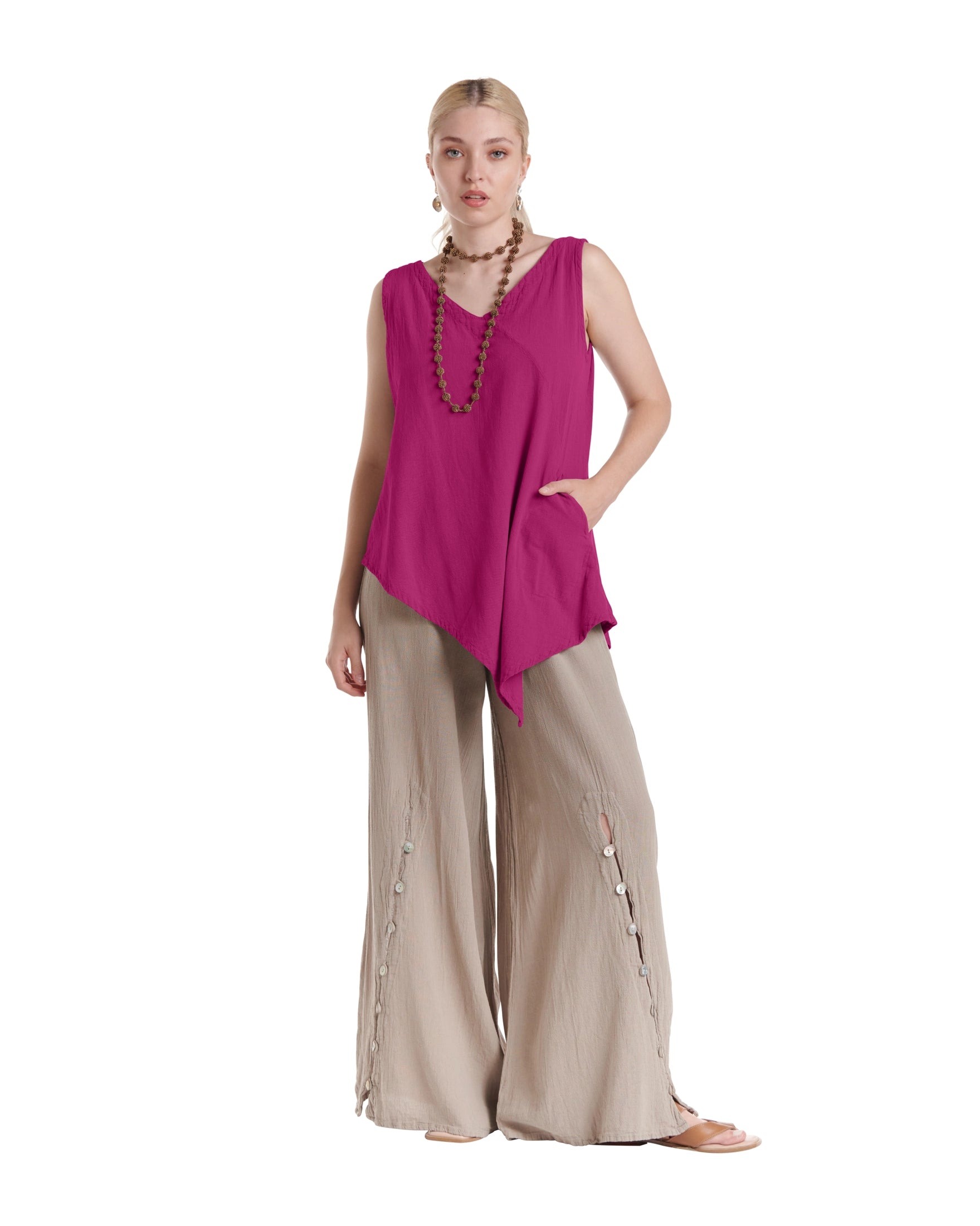 Allie Cotton Gauze Blouse-Oh My Gauze