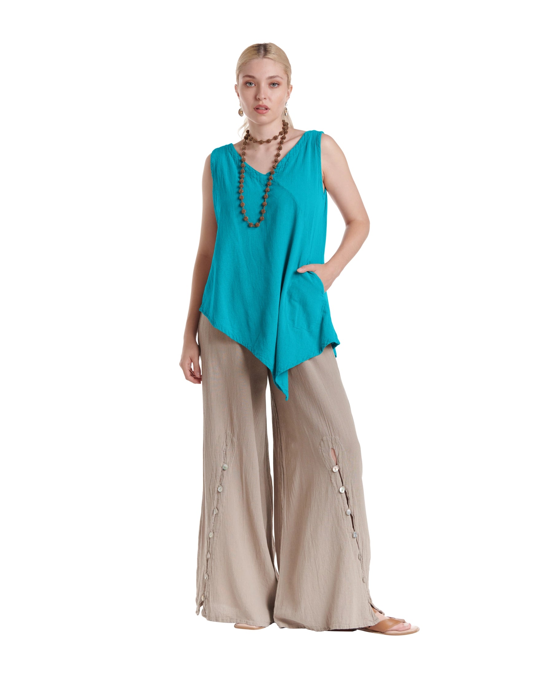 Allie Cotton Gauze Blouse-Oh My Gauze