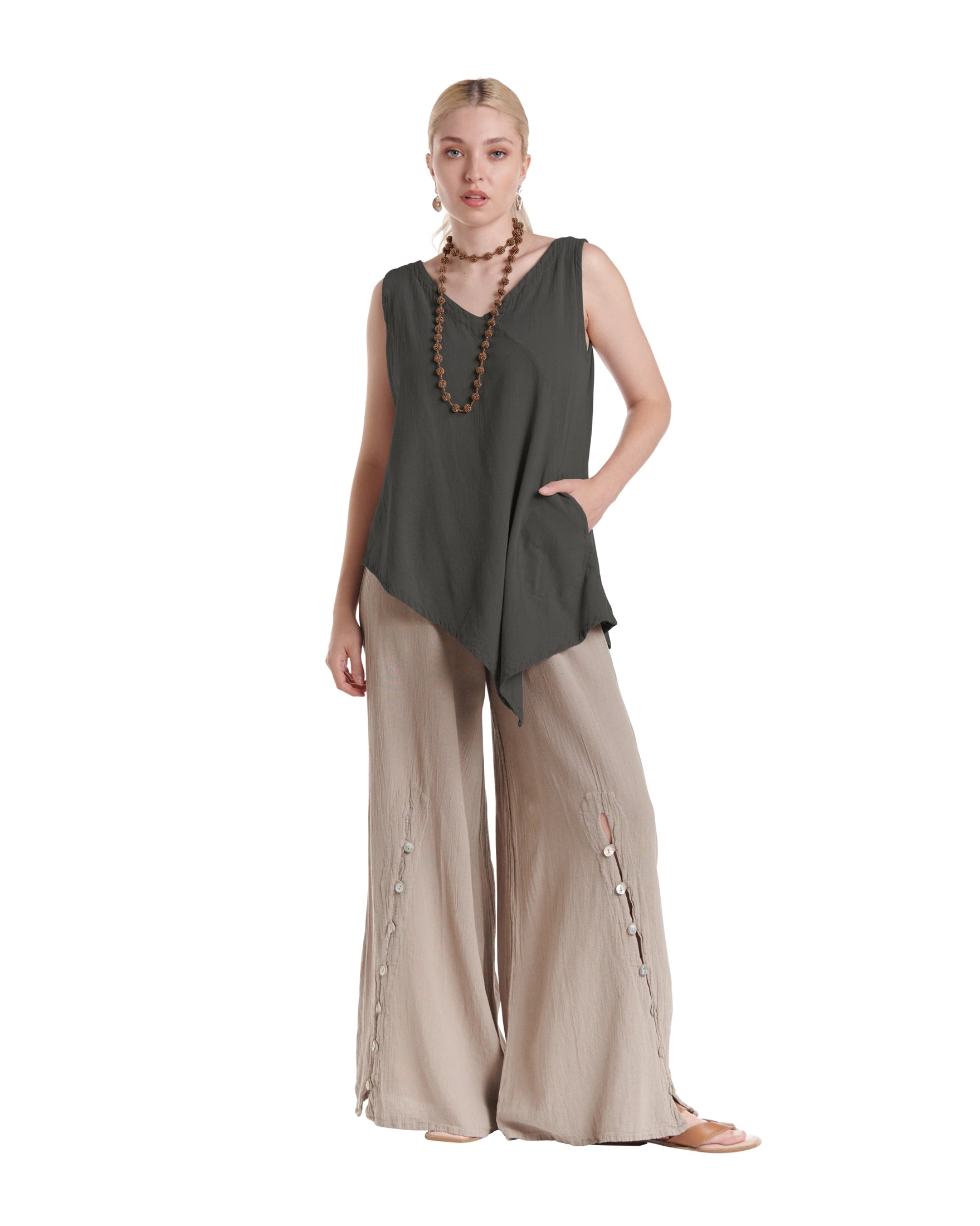 Allie Cotton Gauze Blouse-Oh My Gauze