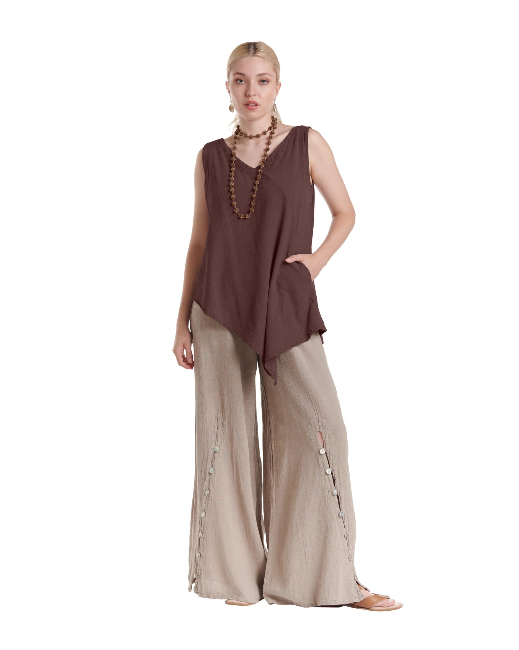 Allie Cotton Gauze Blouse-Oh My Gauze