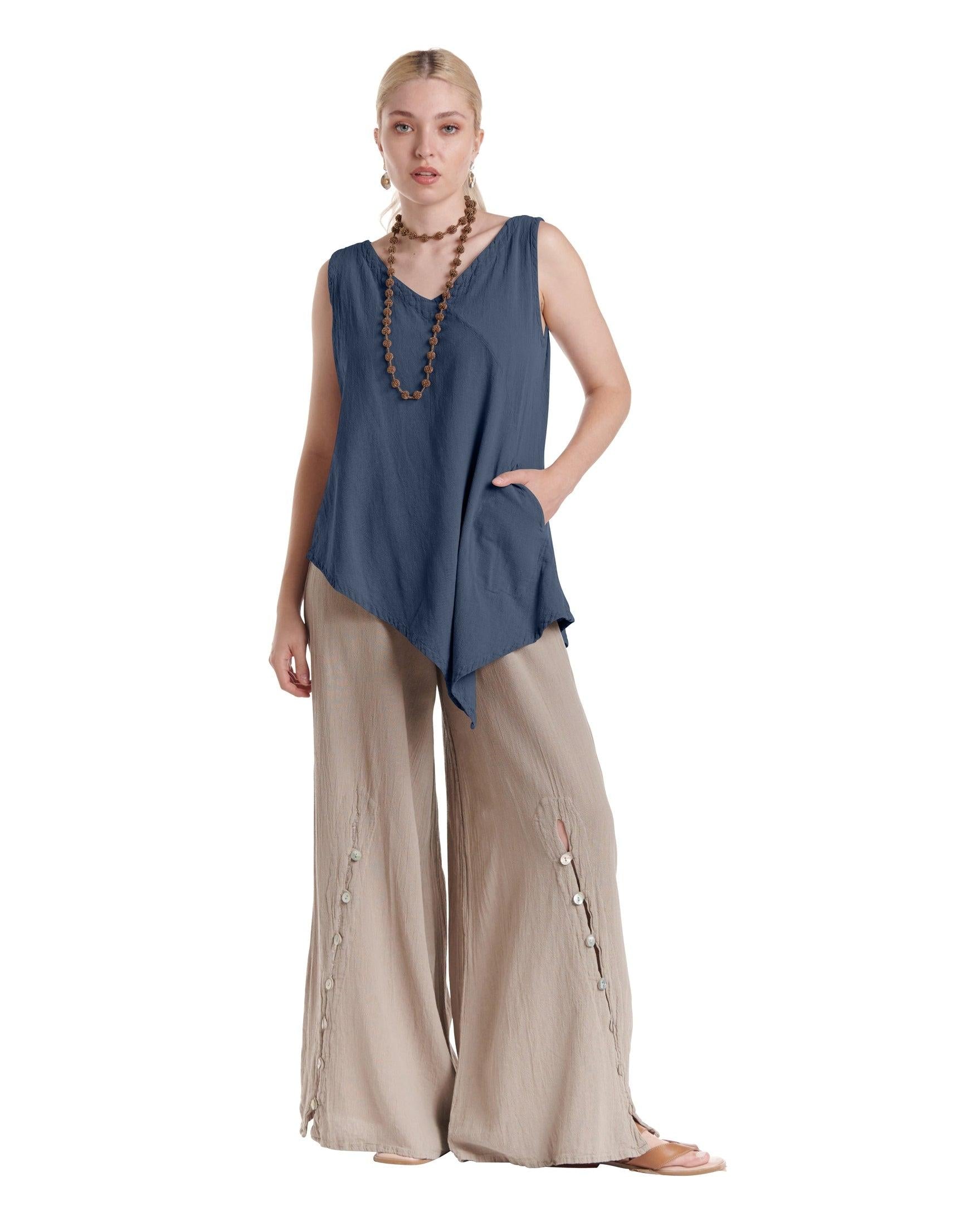 Allie Cotton Gauze Blouse-Oh My Gauze