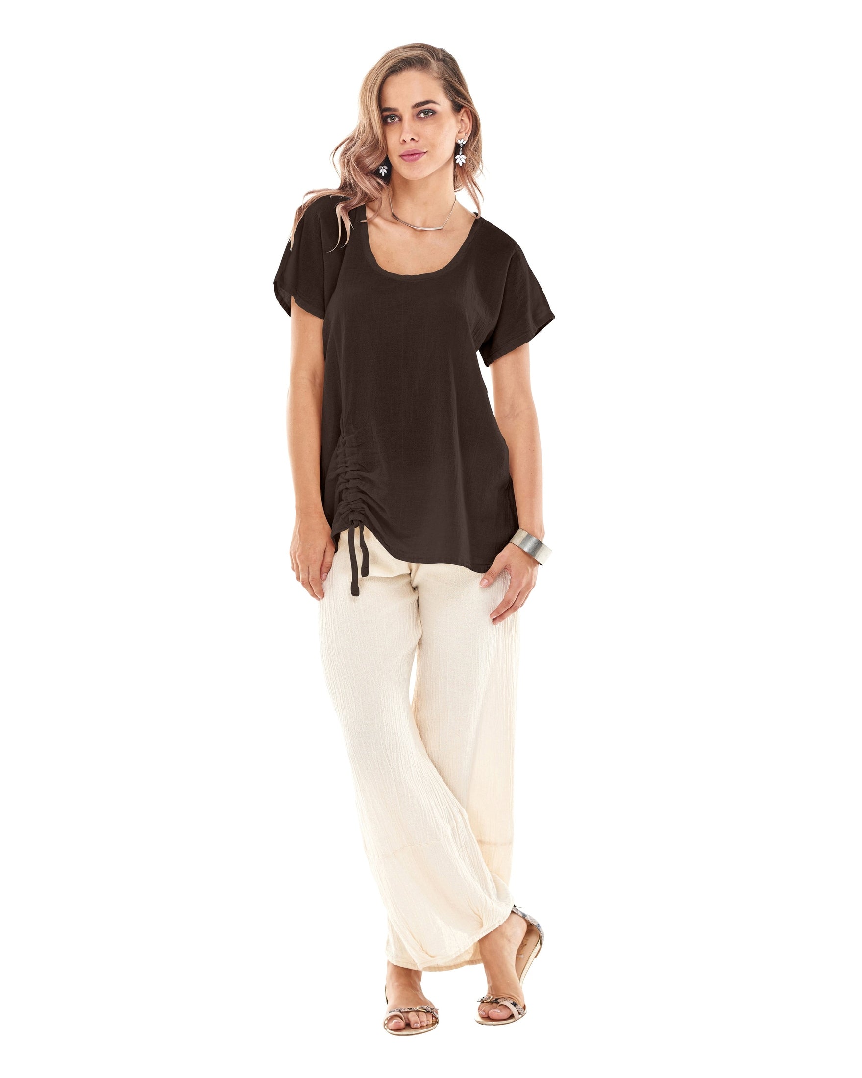 Ana Cotton Gauze Blouse-Oh My Gauze