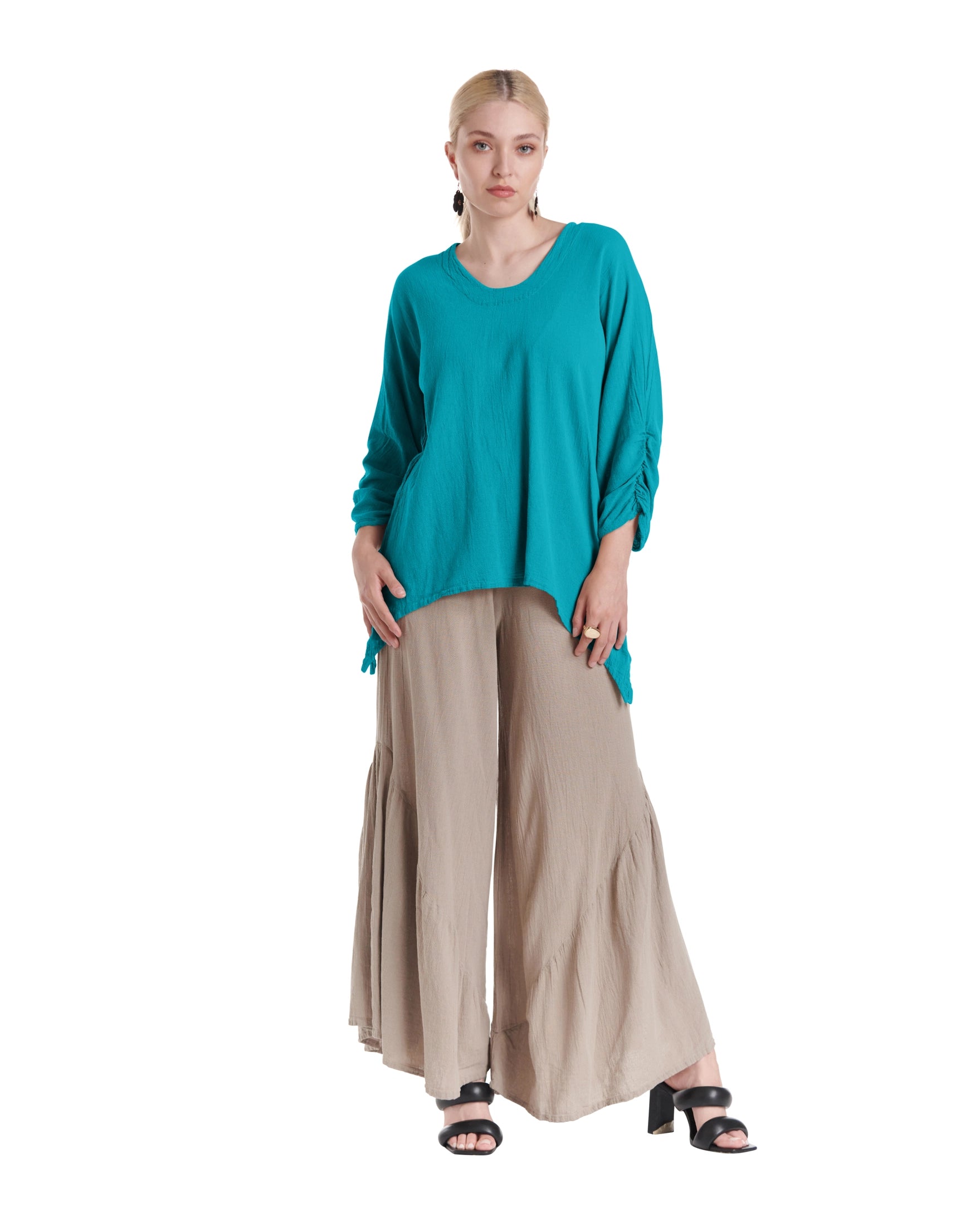 Arty Cotton Gauze Blouse-Oh My Gauze