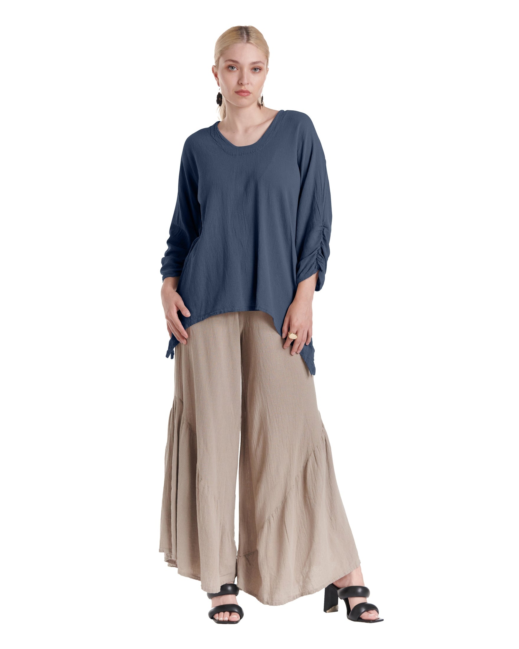 Arty Cotton Gauze Blouse-Oh My Gauze