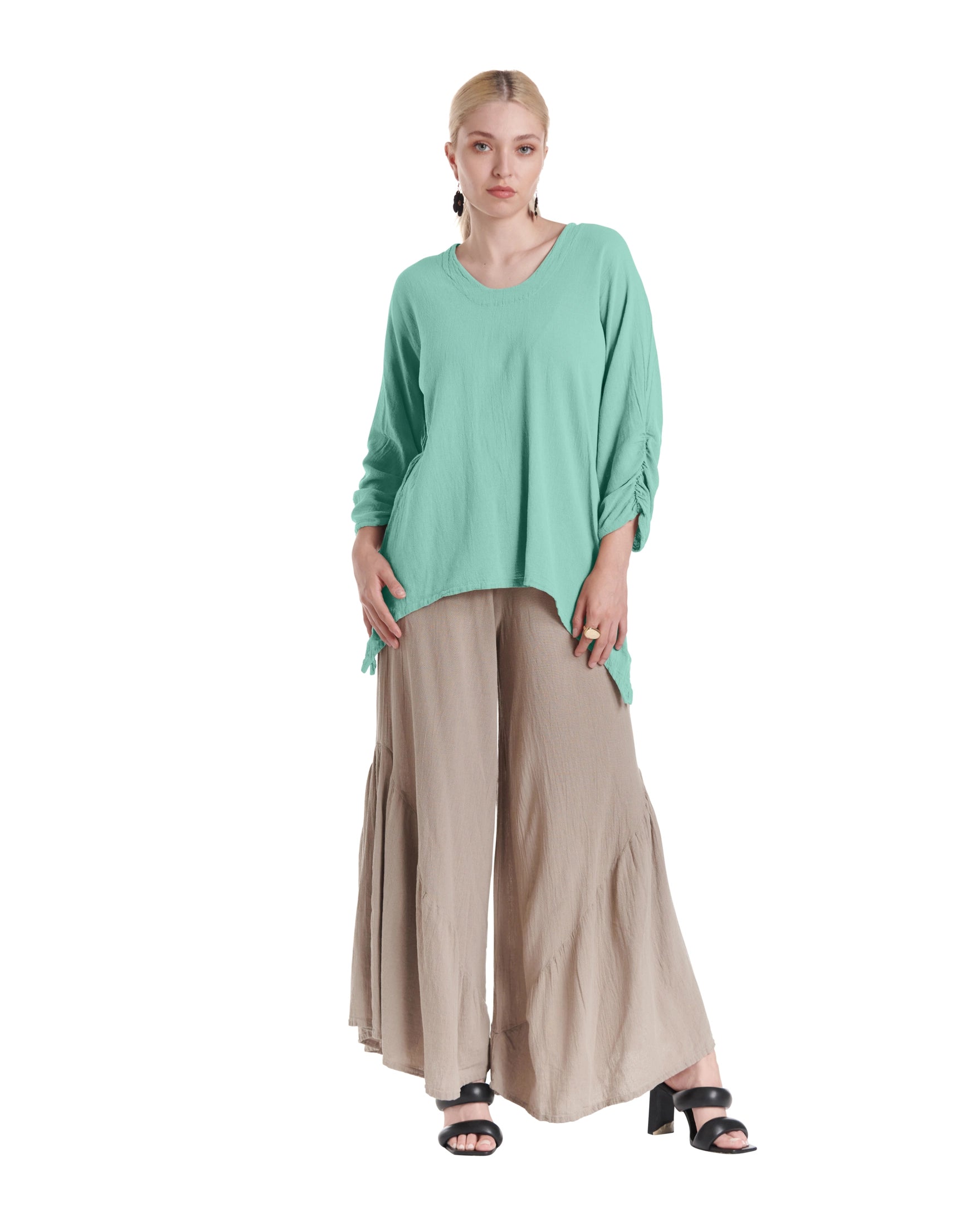 Arty Cotton Gauze Blouse-Oh My Gauze