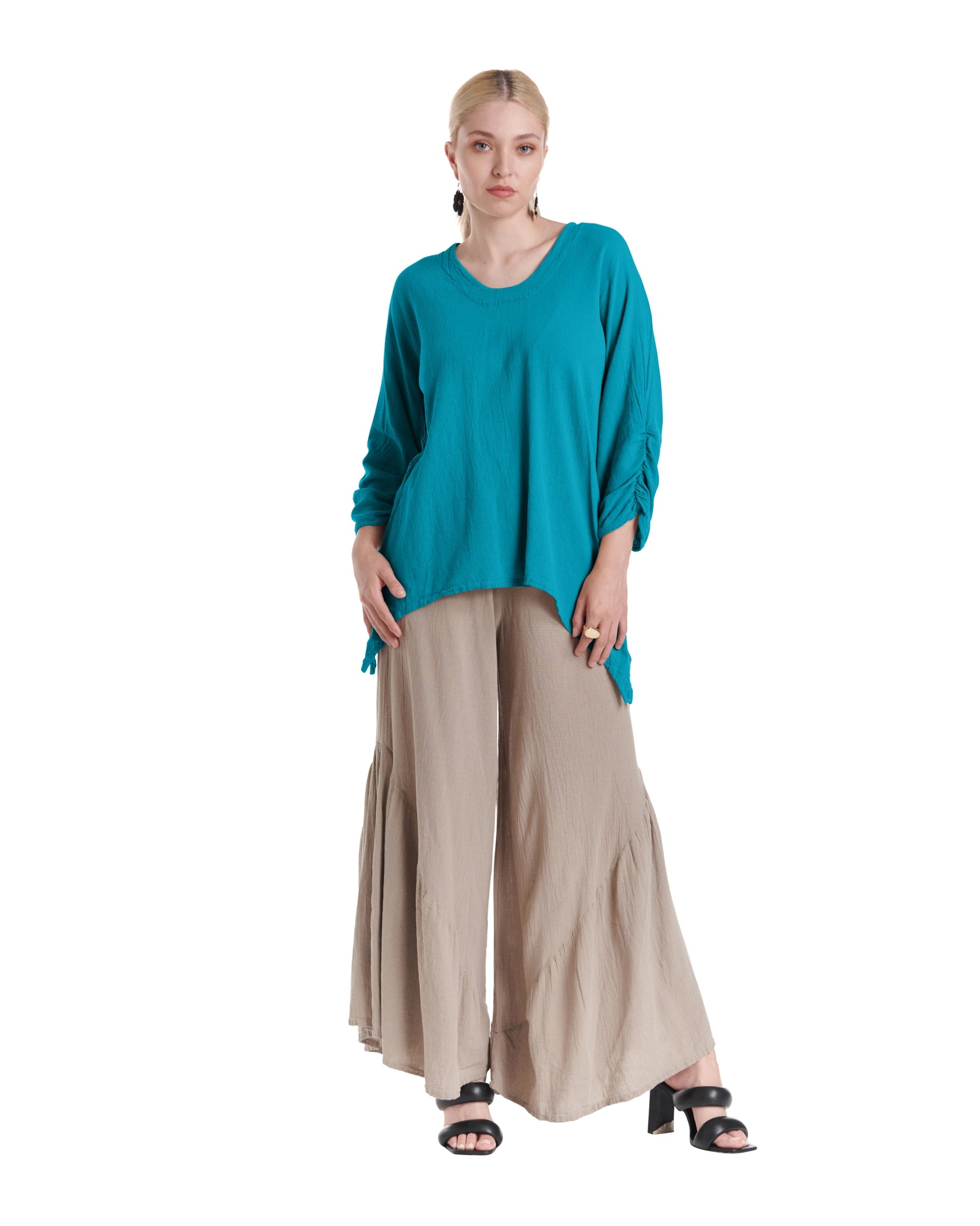 Arty Cotton Gauze Blouse-Oh My Gauze