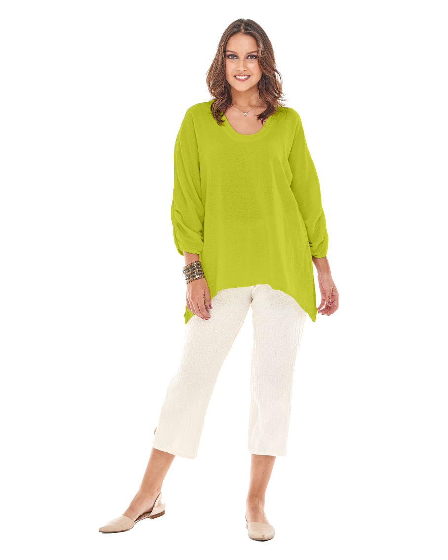 Arty Cotton Gauze Blouse-Oh My Gauze