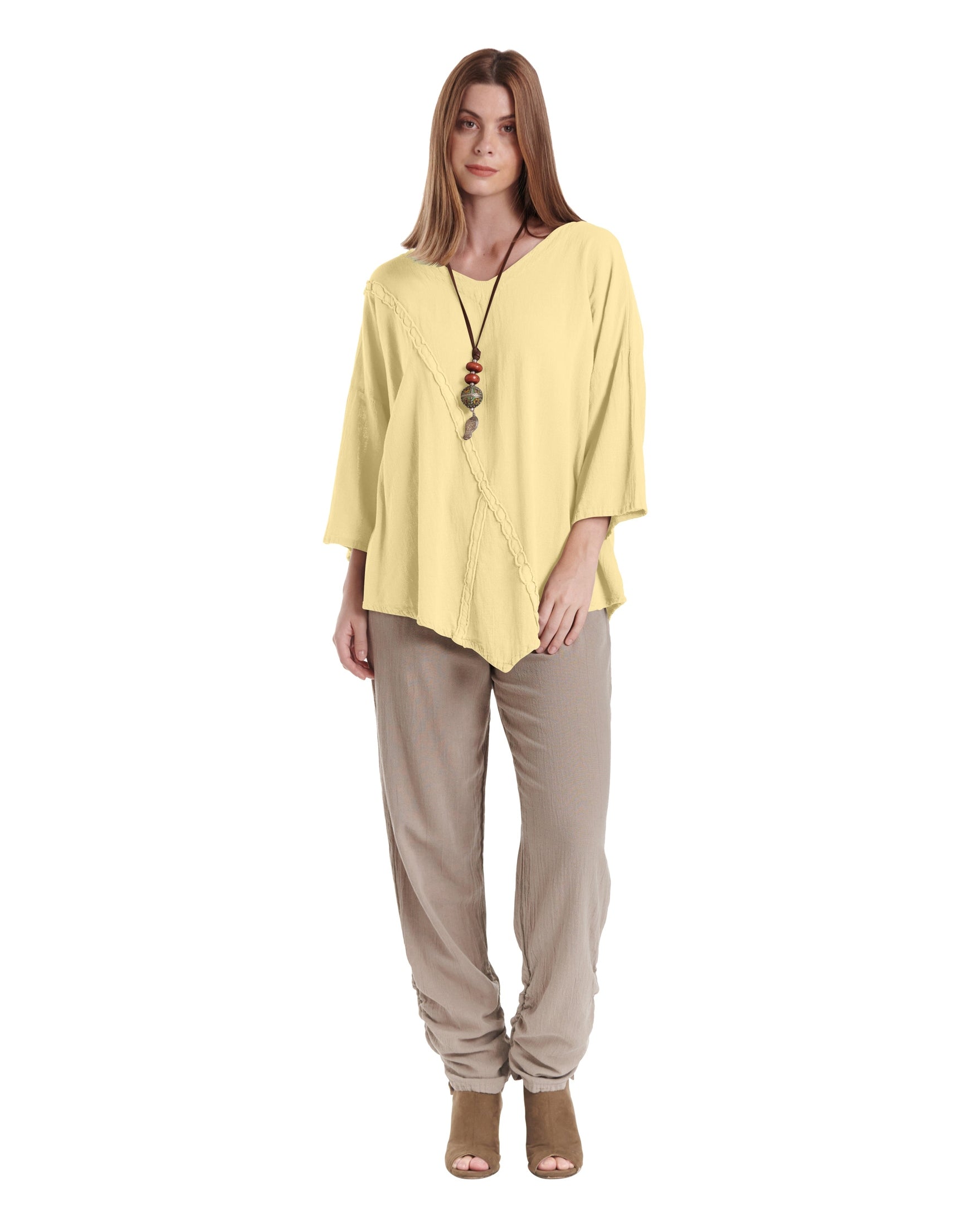 Aruba Cotton Gauze Blouse-Oh My Gauze