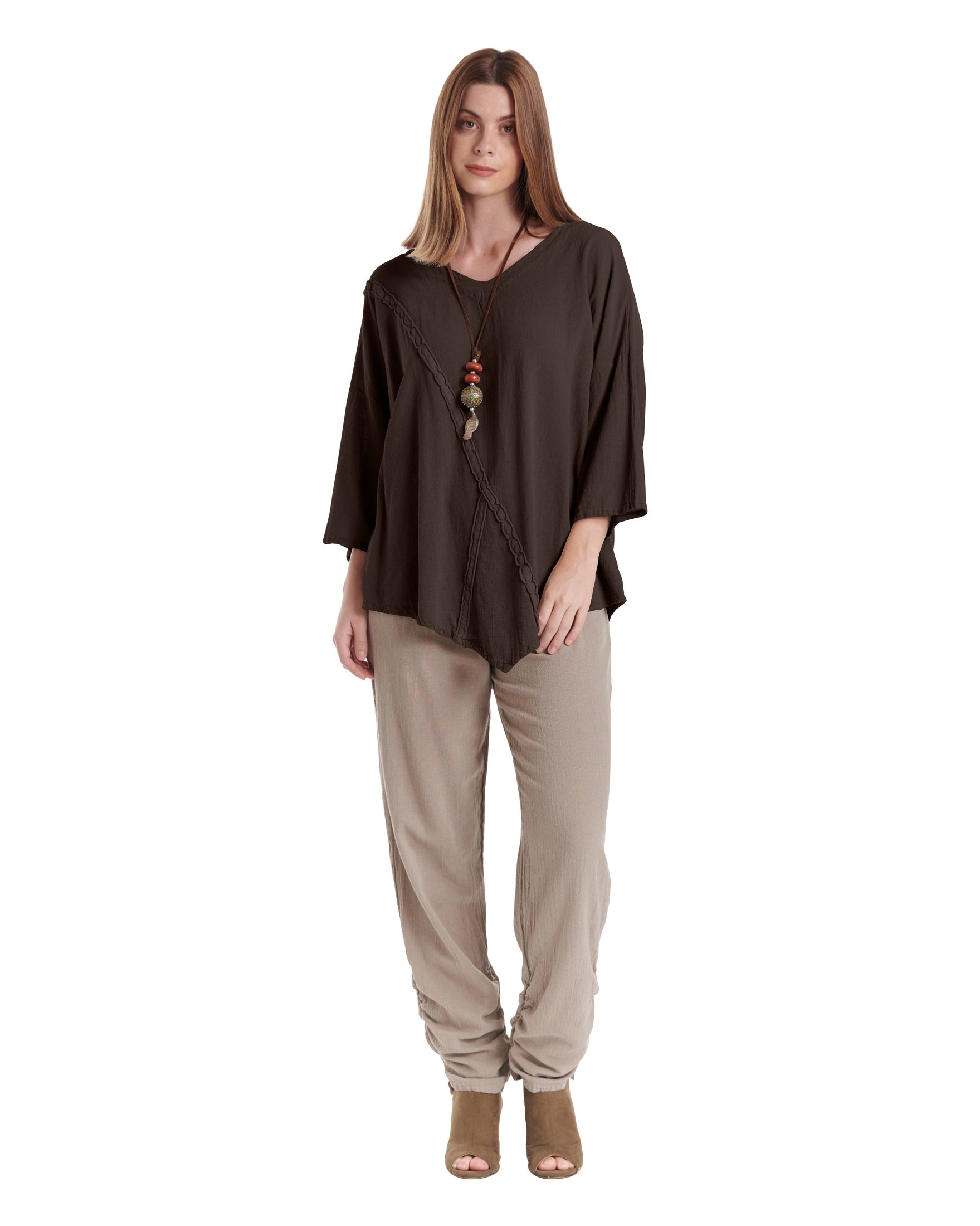 Aruba Cotton Gauze Blouse-Oh My Gauze