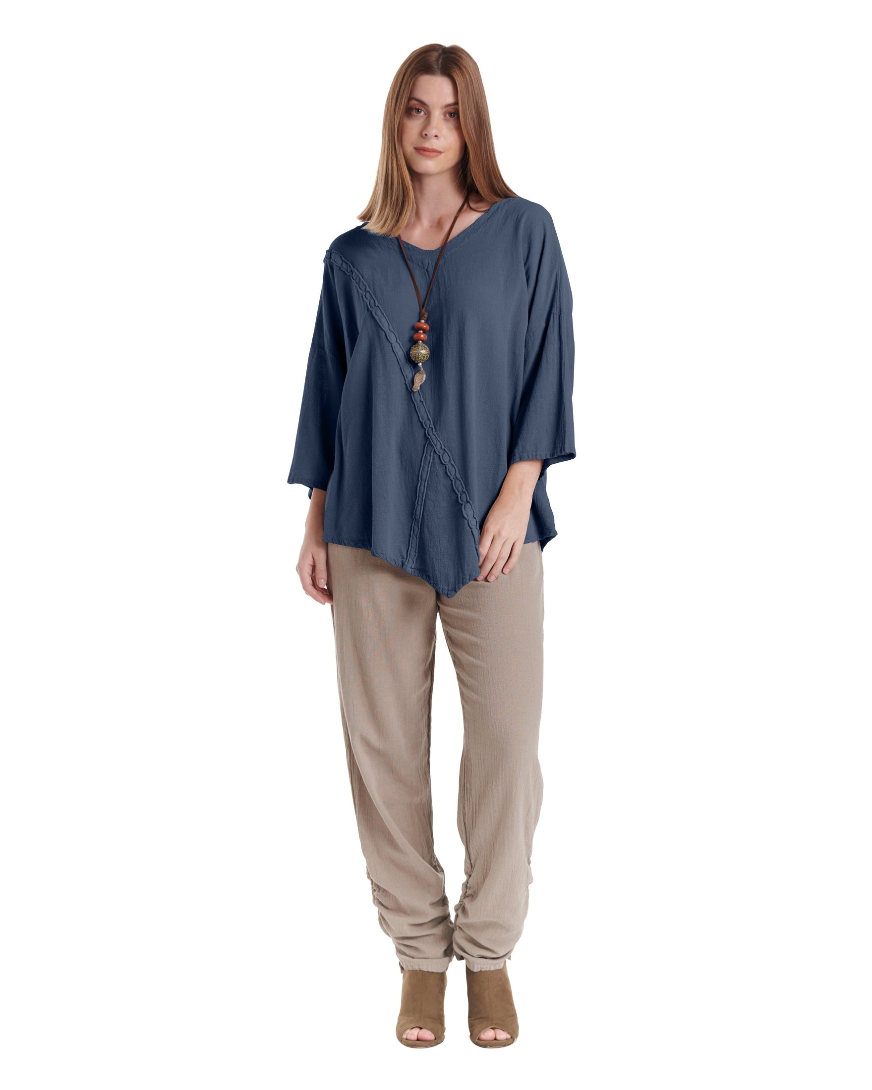 Aruba Cotton Gauze Blouse-Oh My Gauze