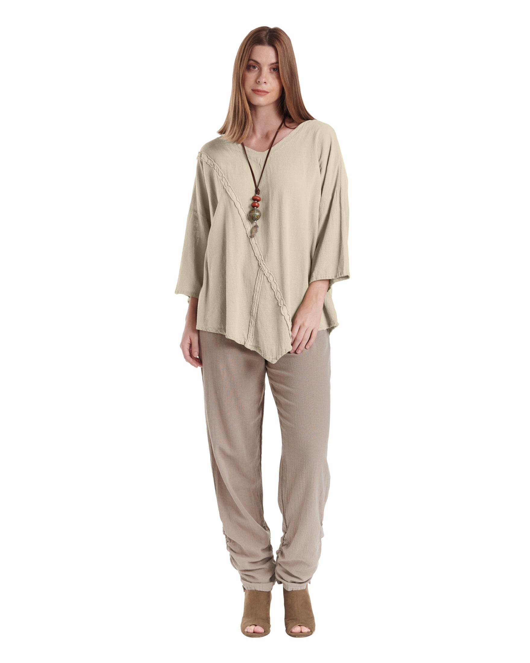 Aruba Cotton Gauze Blouse-Oh My Gauze