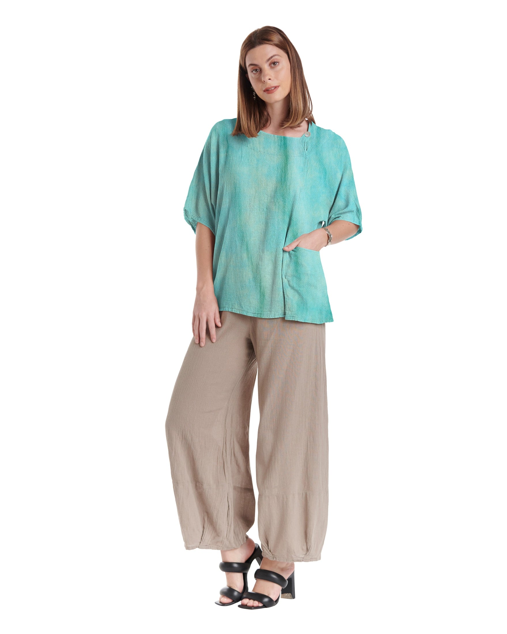 Athena Cotton Gauze Blouse-Oh My Gauze