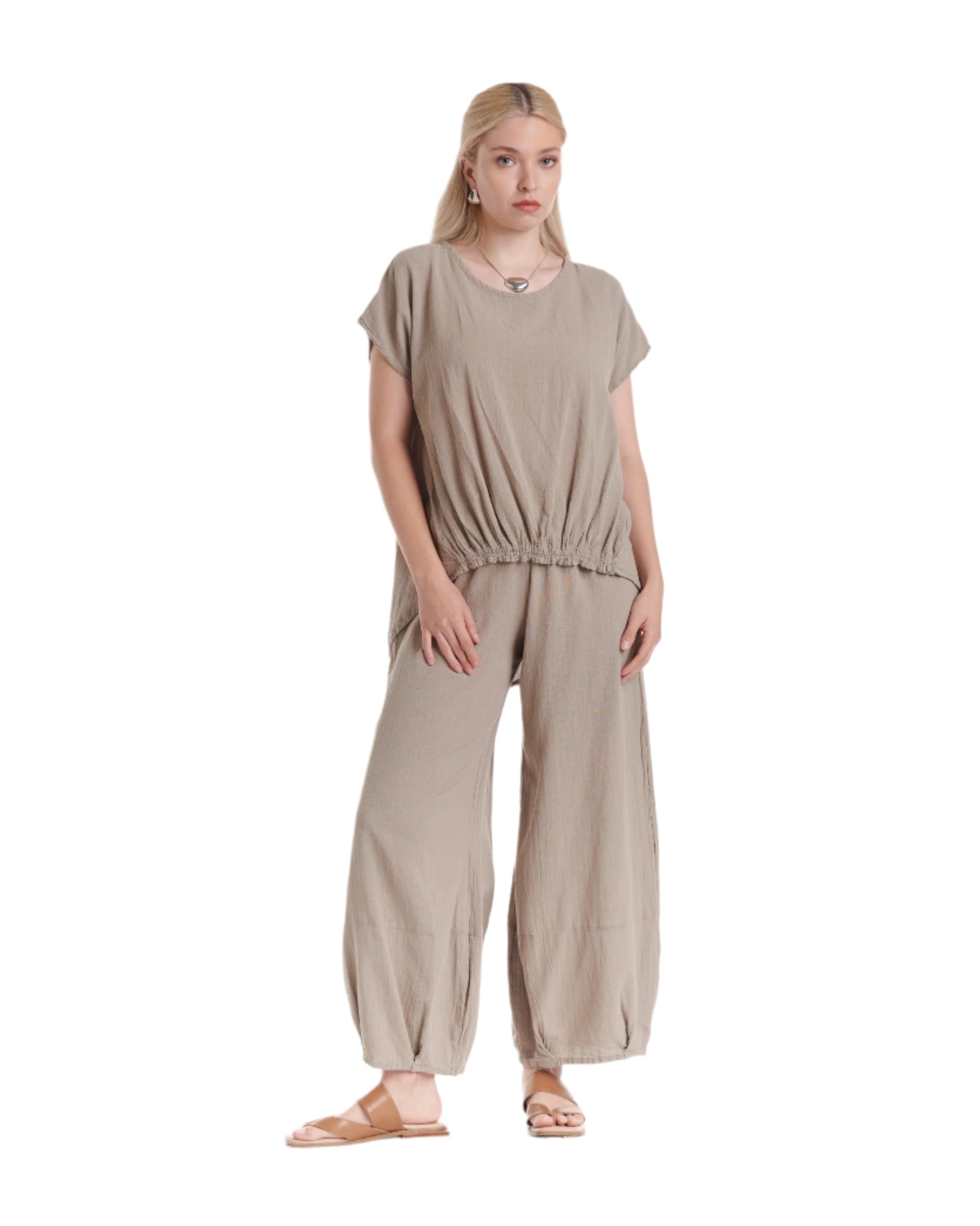 Ava Cotton Gauze Blouse – New Arrival-Oh My Gauze