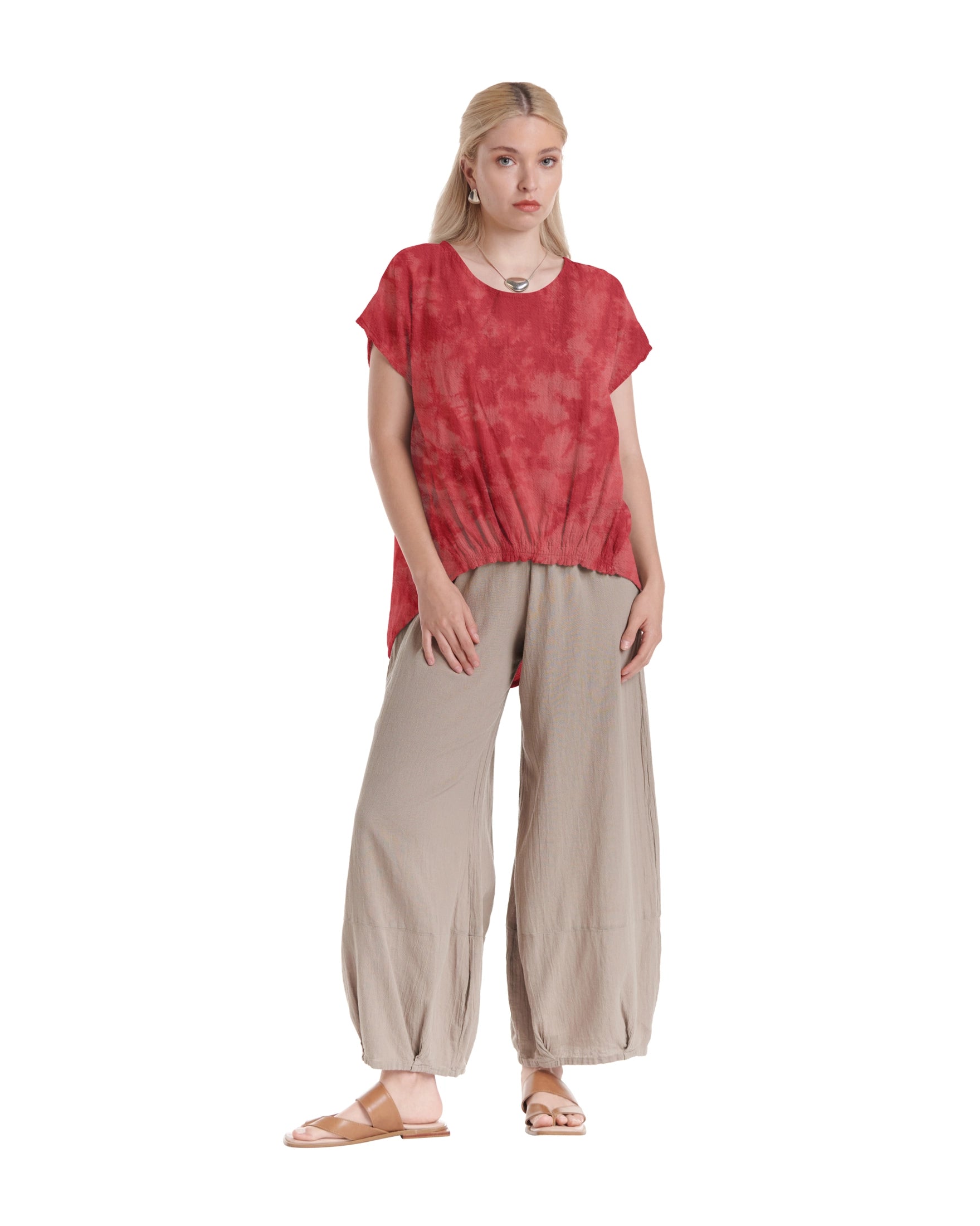 Ava Cotton Gauze Blouse – New Arrival-Oh My Gauze