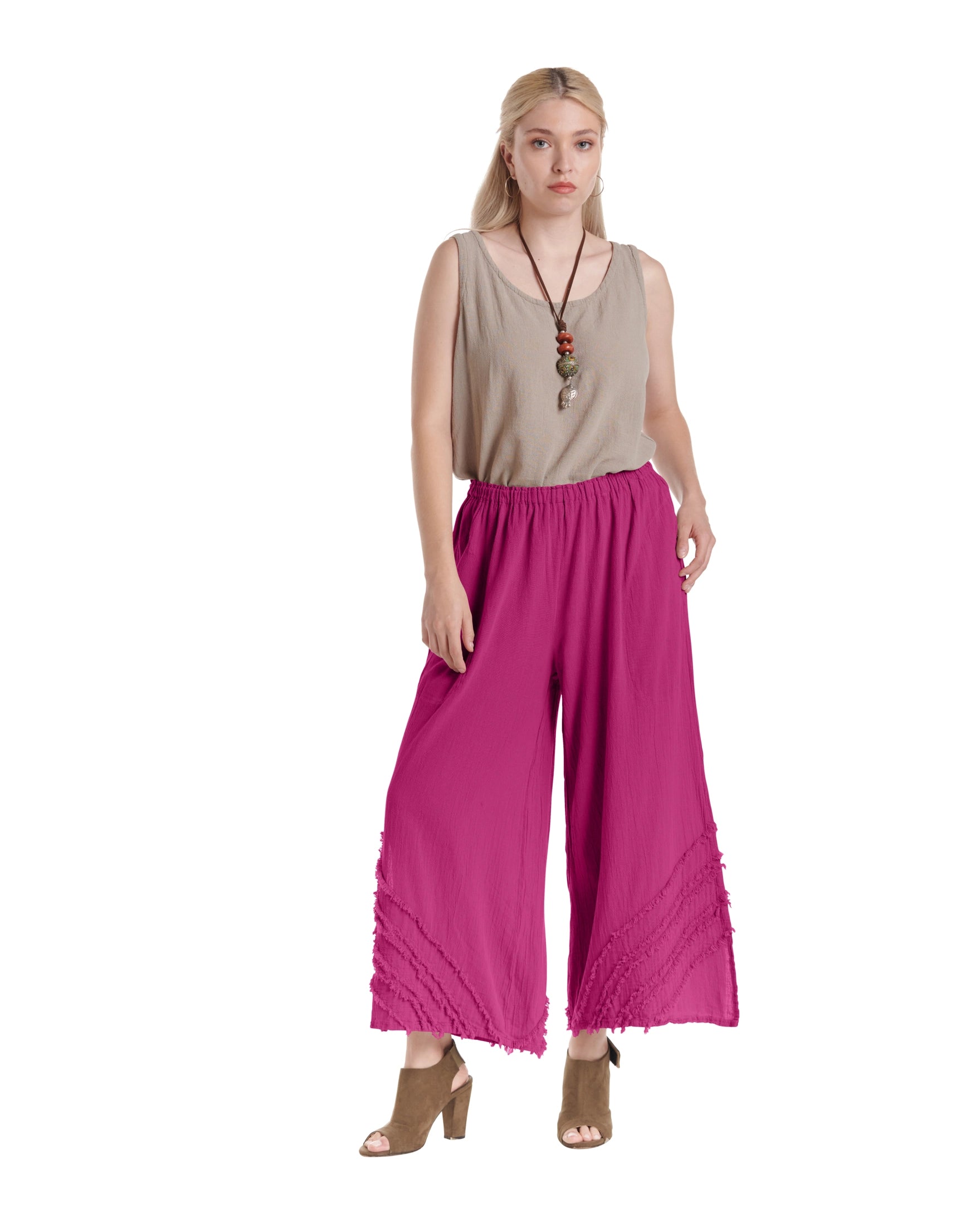 Bengal Cotton Gauze Pants – New Arrival-Oh My Gauze