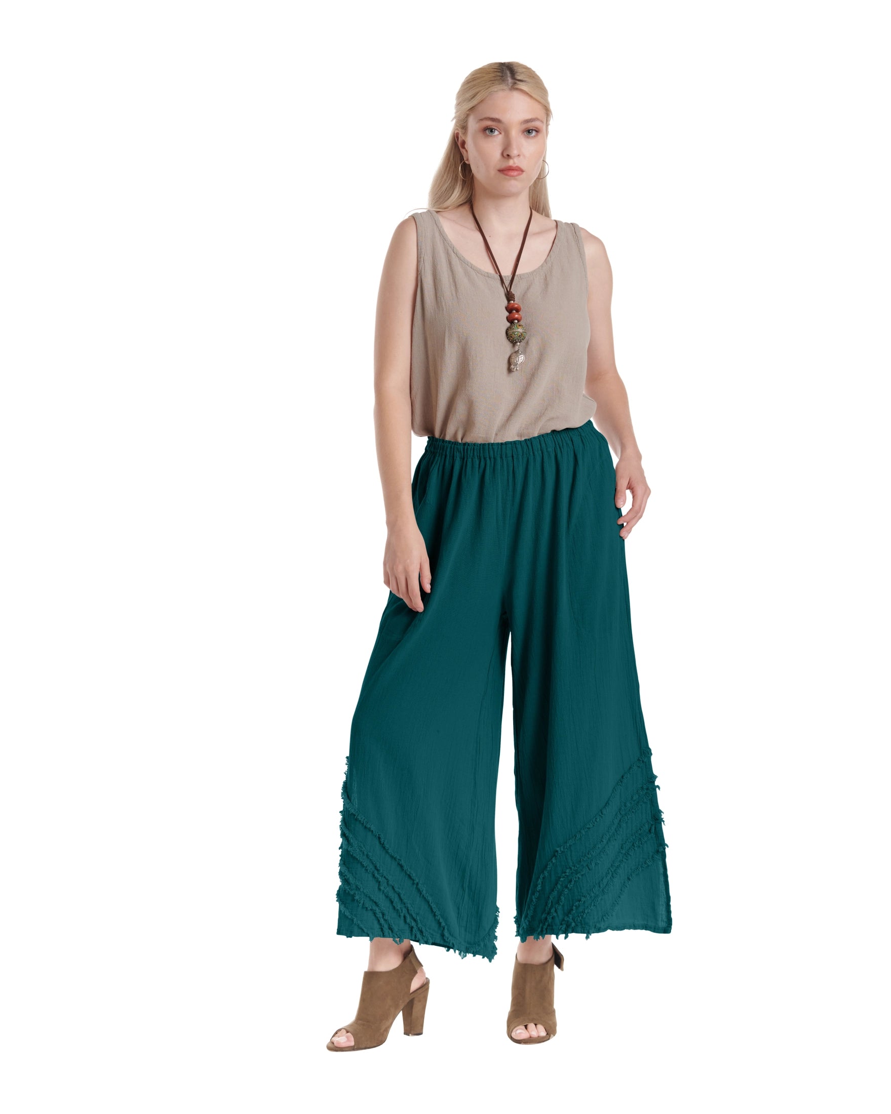 Bengal Cotton Gauze Pants – New Arrival-Oh My Gauze