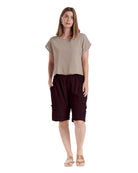 Bermuda Cotton Gauze Shorts-Oh My Gauze