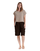 Bermuda Cotton Gauze Shorts-Oh My Gauze