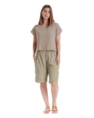 Bermuda Cotton Gauze Shorts-Oh My Gauze