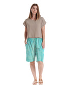 Bermuda Cotton Gauze Shorts-Oh My Gauze
