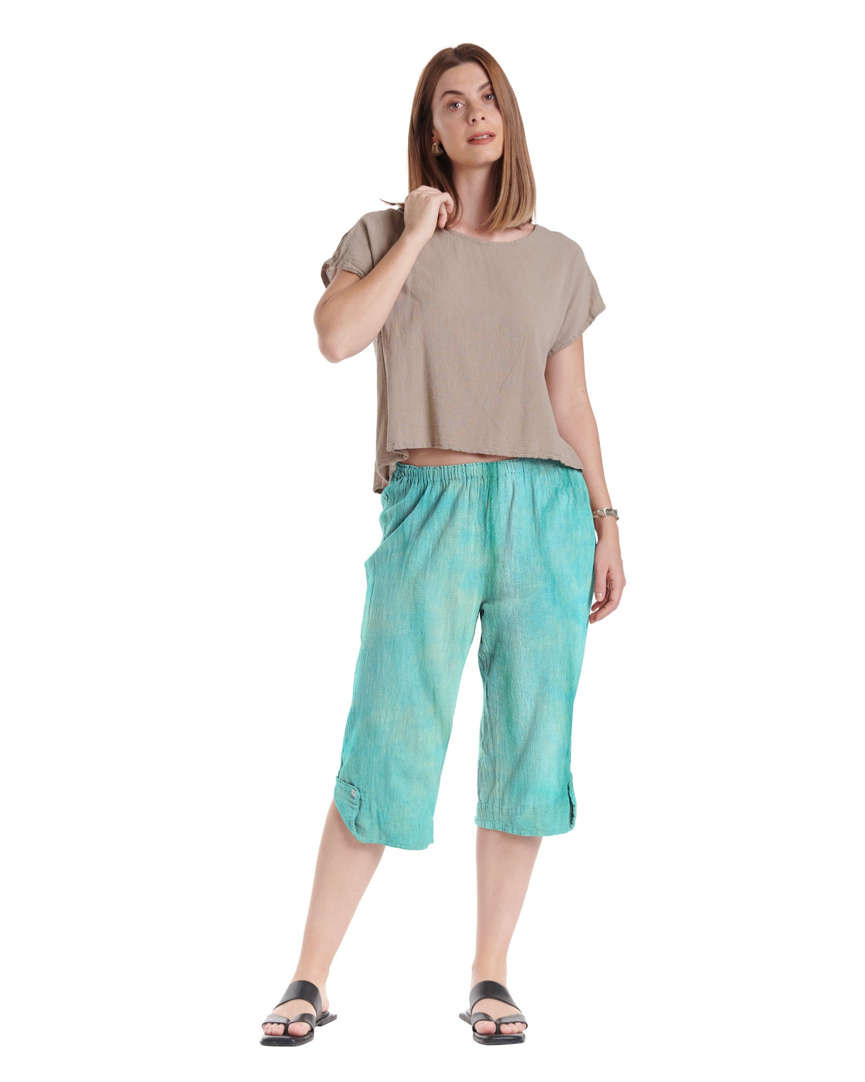 Beth Cotton Gauze Pants-Oh My Gauze