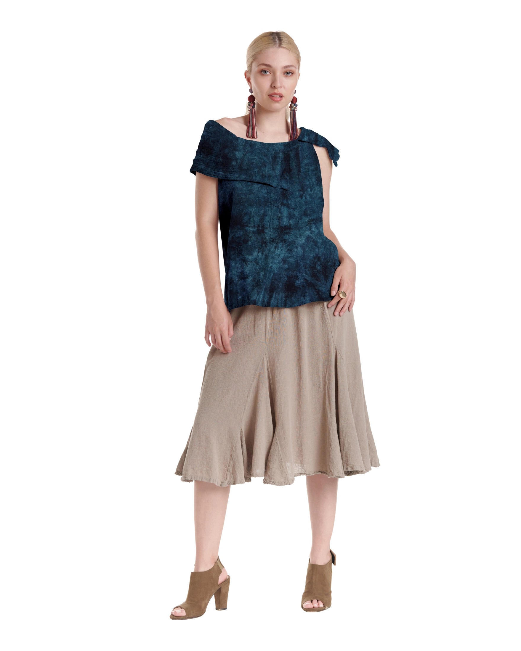 Bird Cotton Gauze Blouse-Oh My Gauze