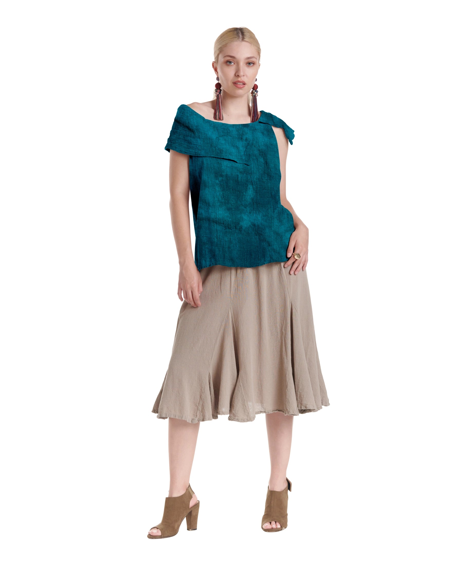 Bird Cotton Gauze Blouse-Oh My Gauze