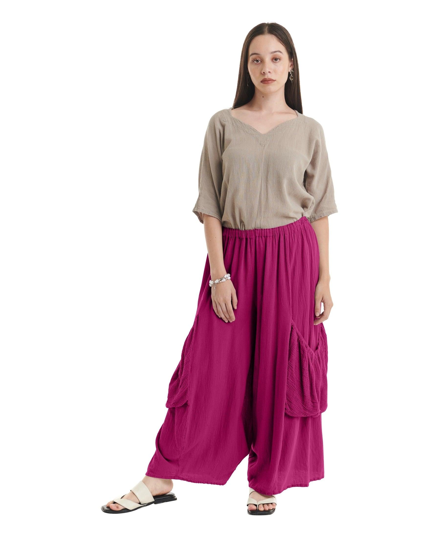Boho Cotton Gauze Pants-Oh My Gauze