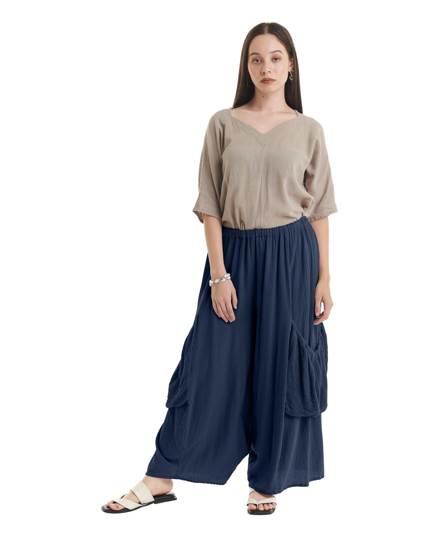 Boho Cotton Gauze Pants-Oh My Gauze