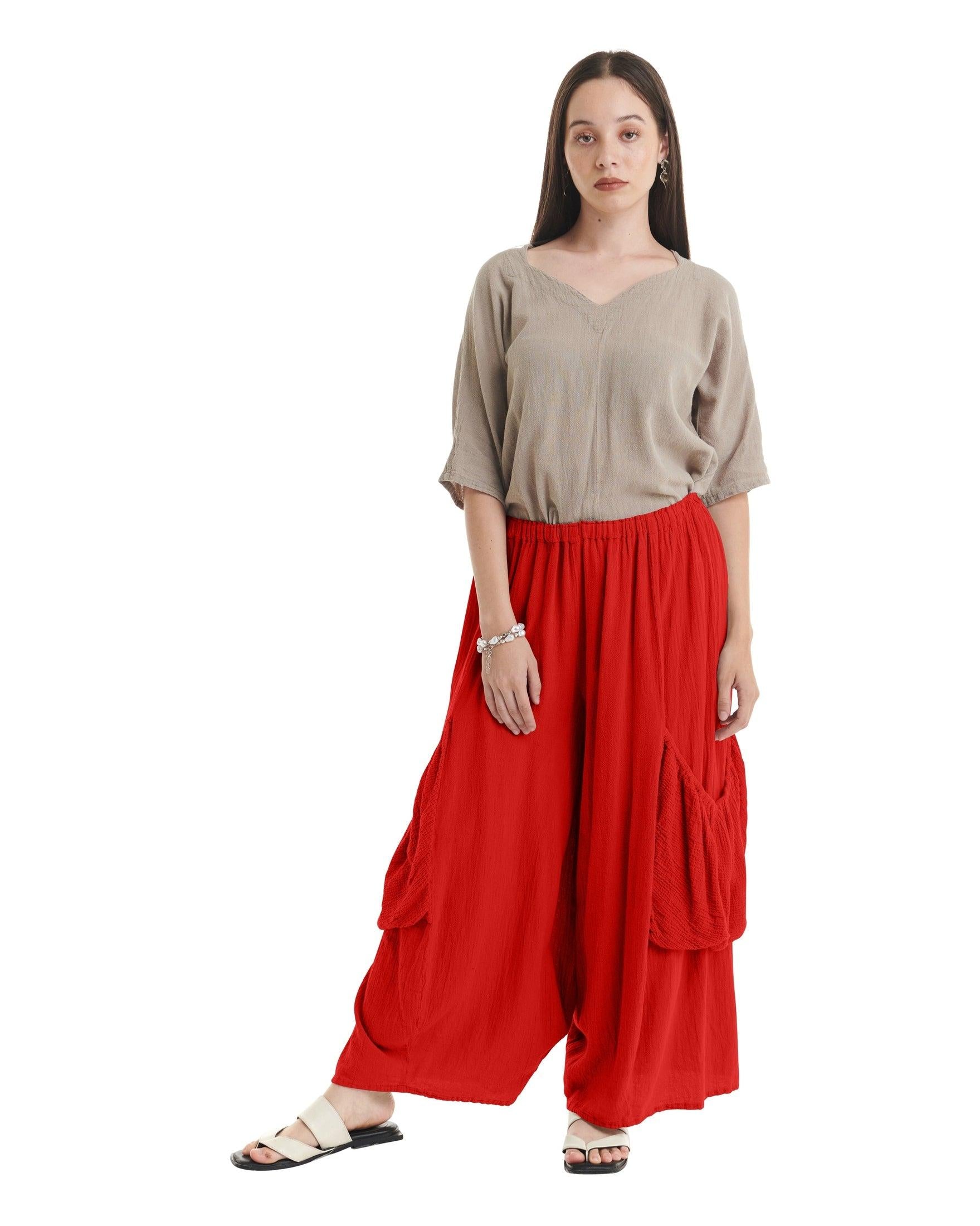 Boho Cotton Gauze Pants-Oh My Gauze