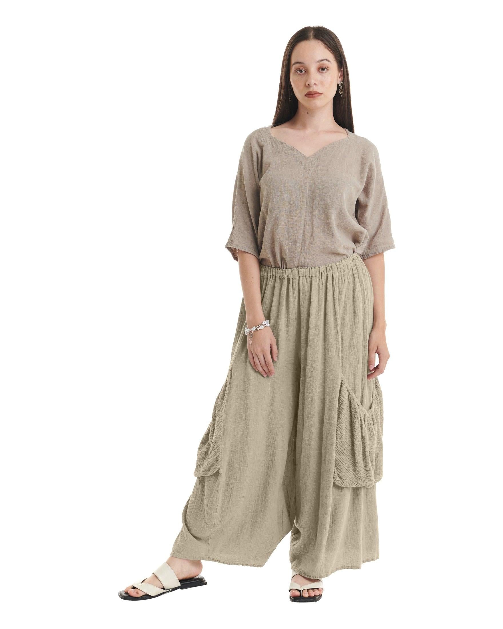 Boho Cotton Gauze Pants-Oh My Gauze