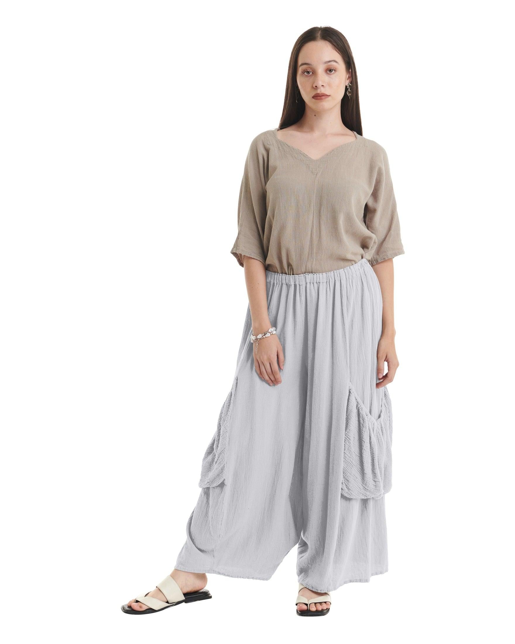 Boho Cotton Gauze Pants-Oh My Gauze